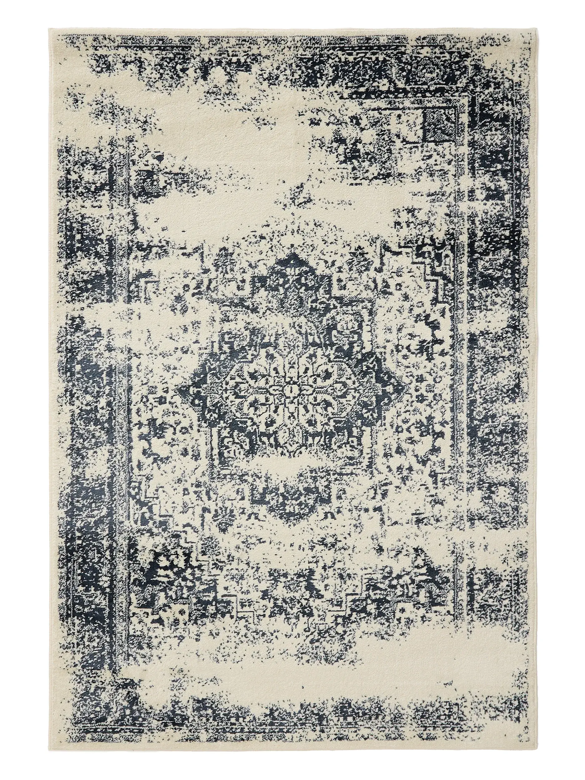 Rug made of 100% Polypropylen in Beige with a 100% Polypropylen high pile by benuta Basic