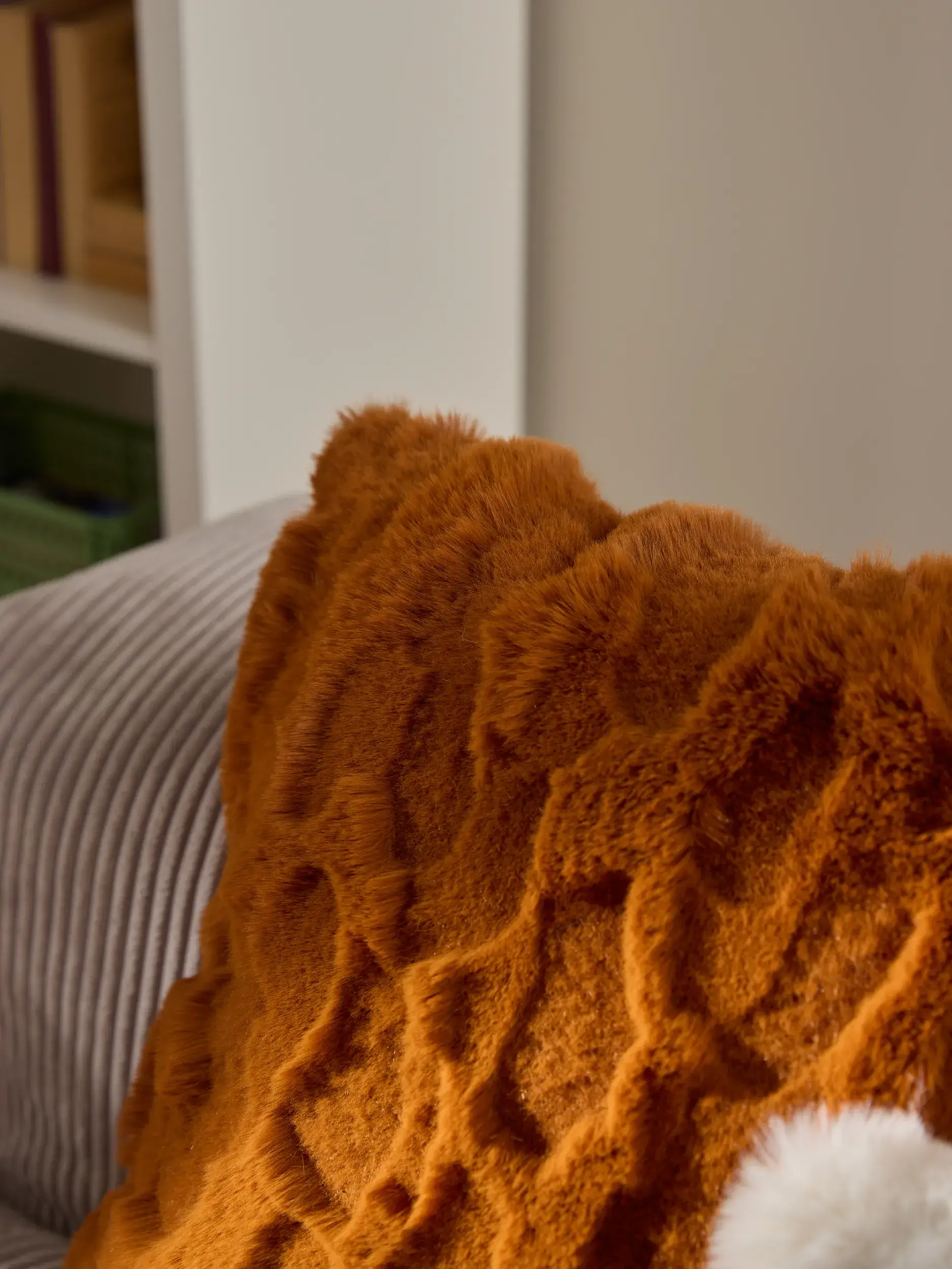Cushion Cover Immy Orange im Design AnimalDesign aus 100% Polyester von benuta Pop