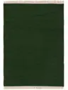 Alfombra de lana Liv Verde oscuro