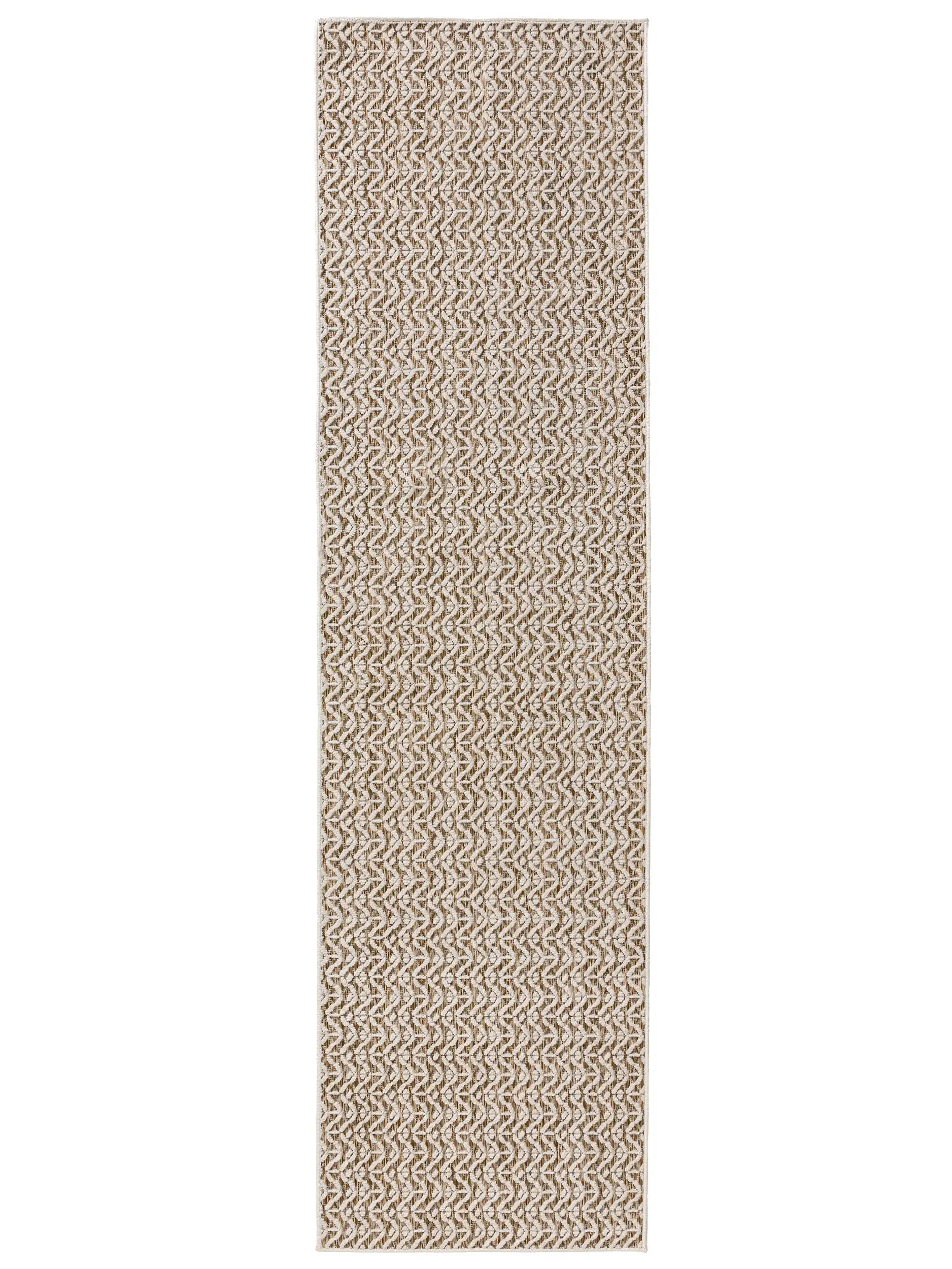 Rug made of 100% Polypropylen in White with a 100% Polypropylen high pile by benuta Basic