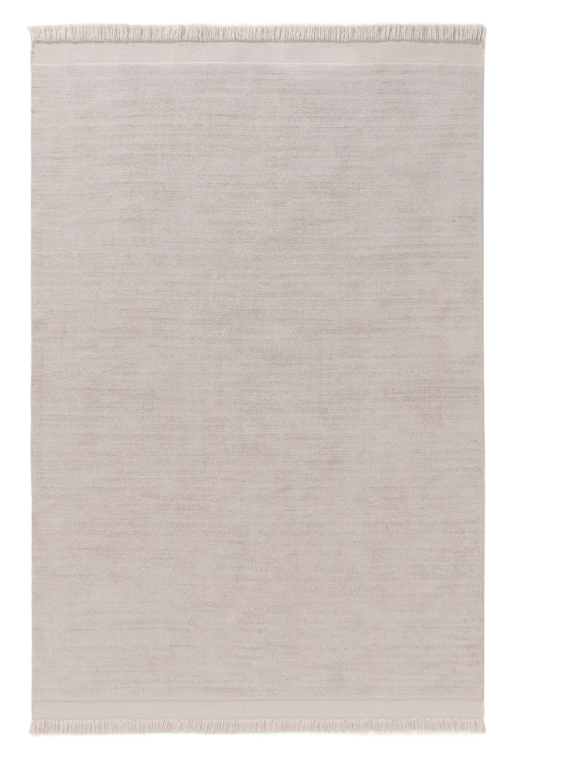 Tapis en 80% Polyester, 20% Coton en Gris avec une pile de 80% Polyester, 20% Coton de hauteur de benuta pure