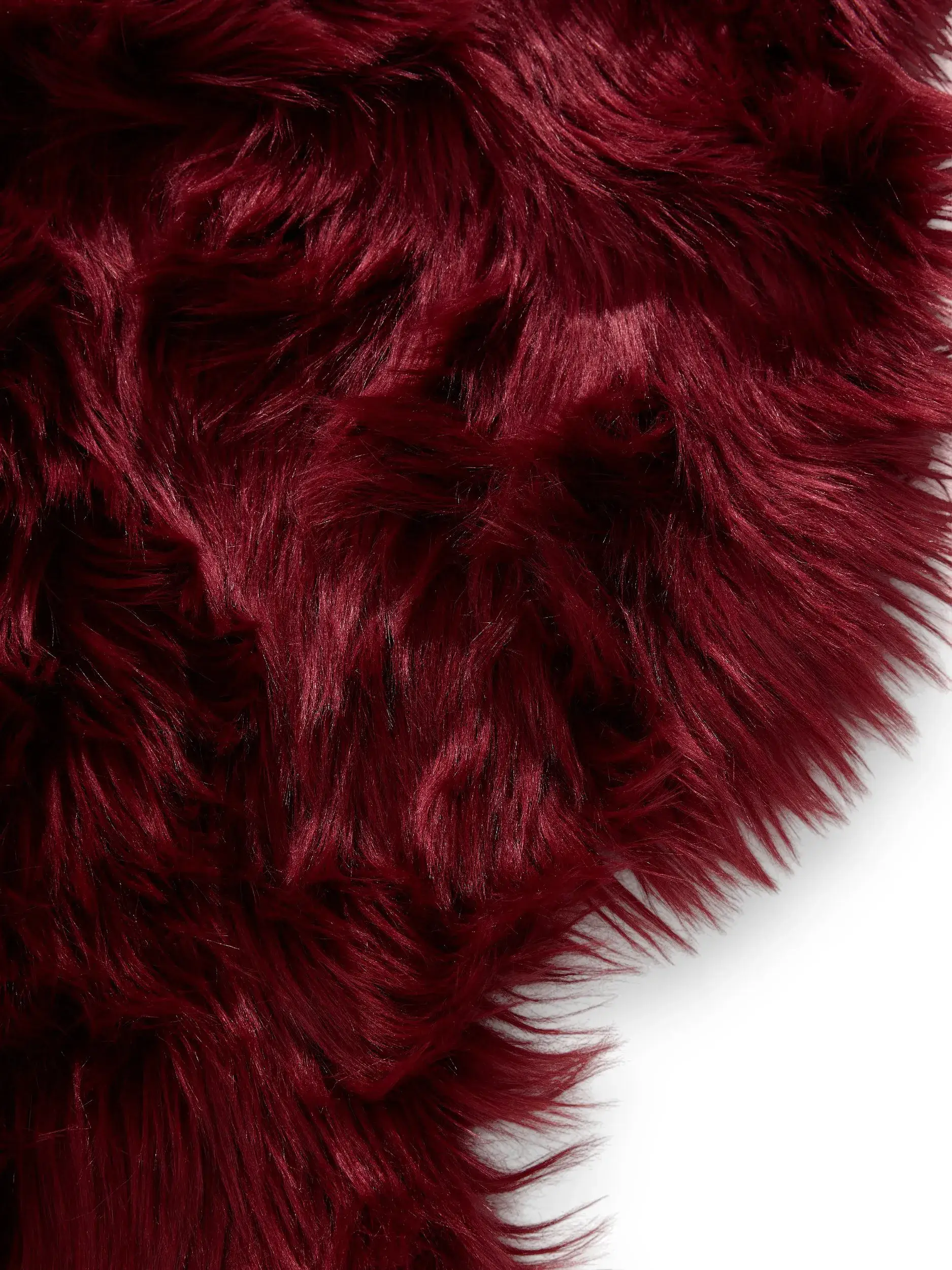 Tappeto di 70% Poliacrilico, 30% Poliestere in Rosso con pelo alto 70% Poliacrilico, 30% Poliestere da benuta POP
