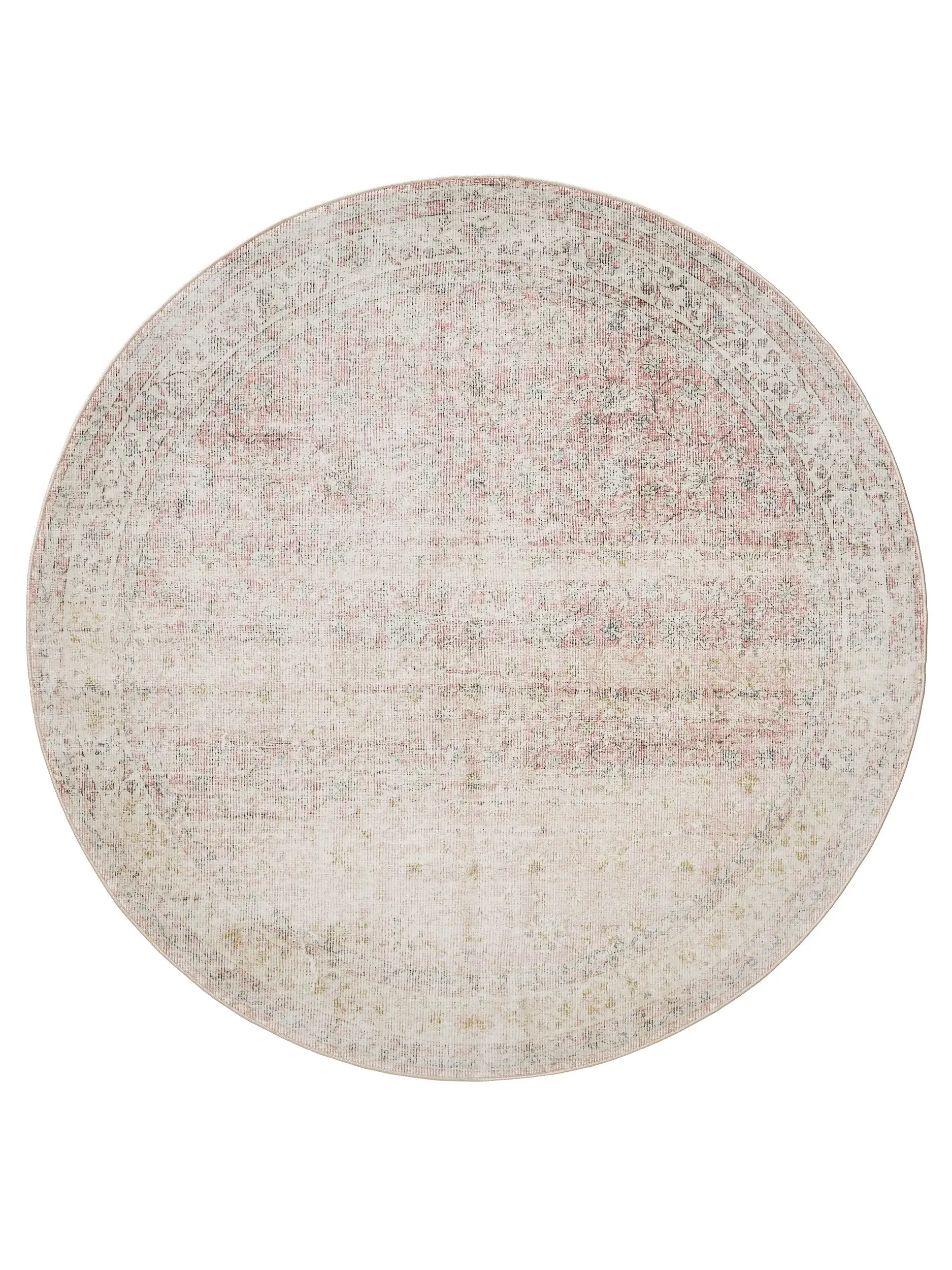 Rug made of 100% Polyester in Beige with a 100% Polyester high pile by benuta Basic