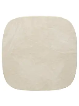 Shaggy koberec Yumi Slonová kost/Zelená