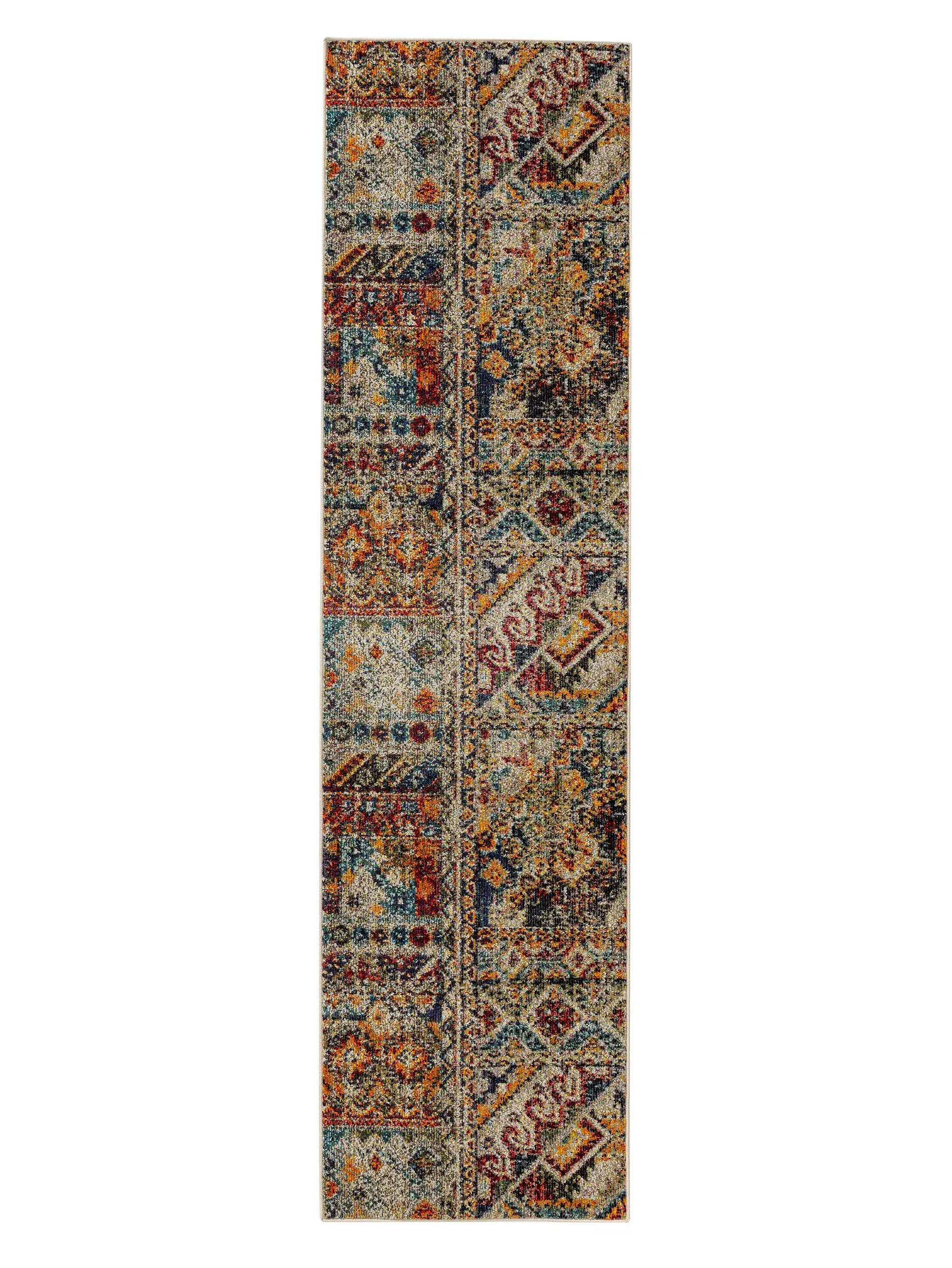 Rug made of 100% Polypropylen in Multicolour with a 100% Polypropylen high pile by benuta Nest
