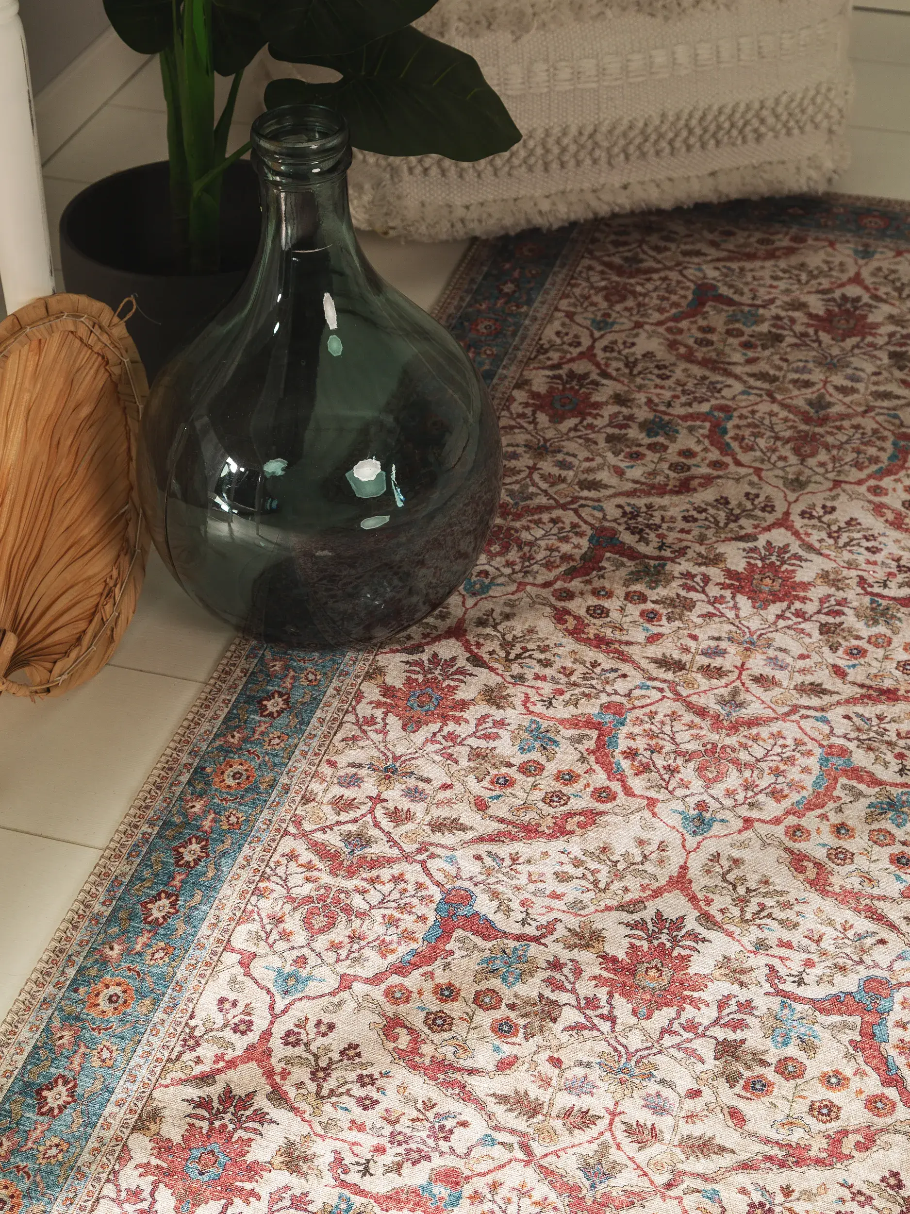 Tappeto di 100% Poliestere in Multicolor con pelo alto 100% Poliestere da benuta POP