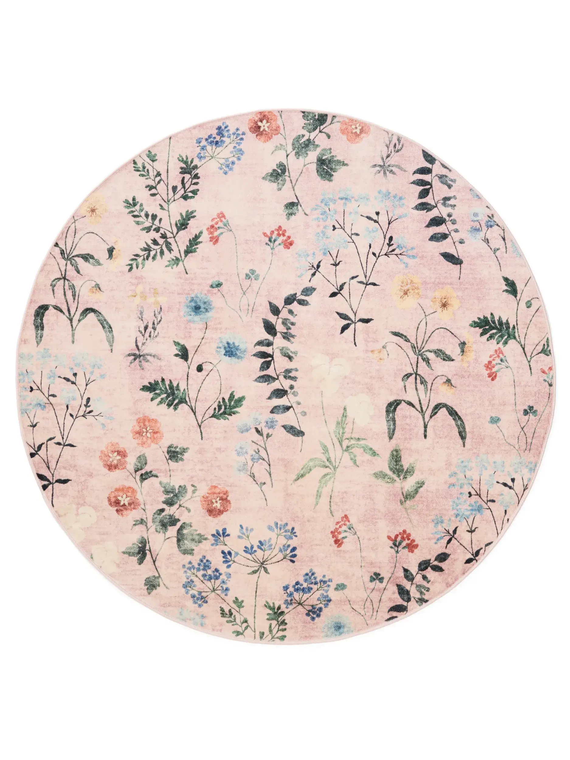 Rug made of 100% Polyester in Multicolour with a 100% Polyester high pile by benuta Nest