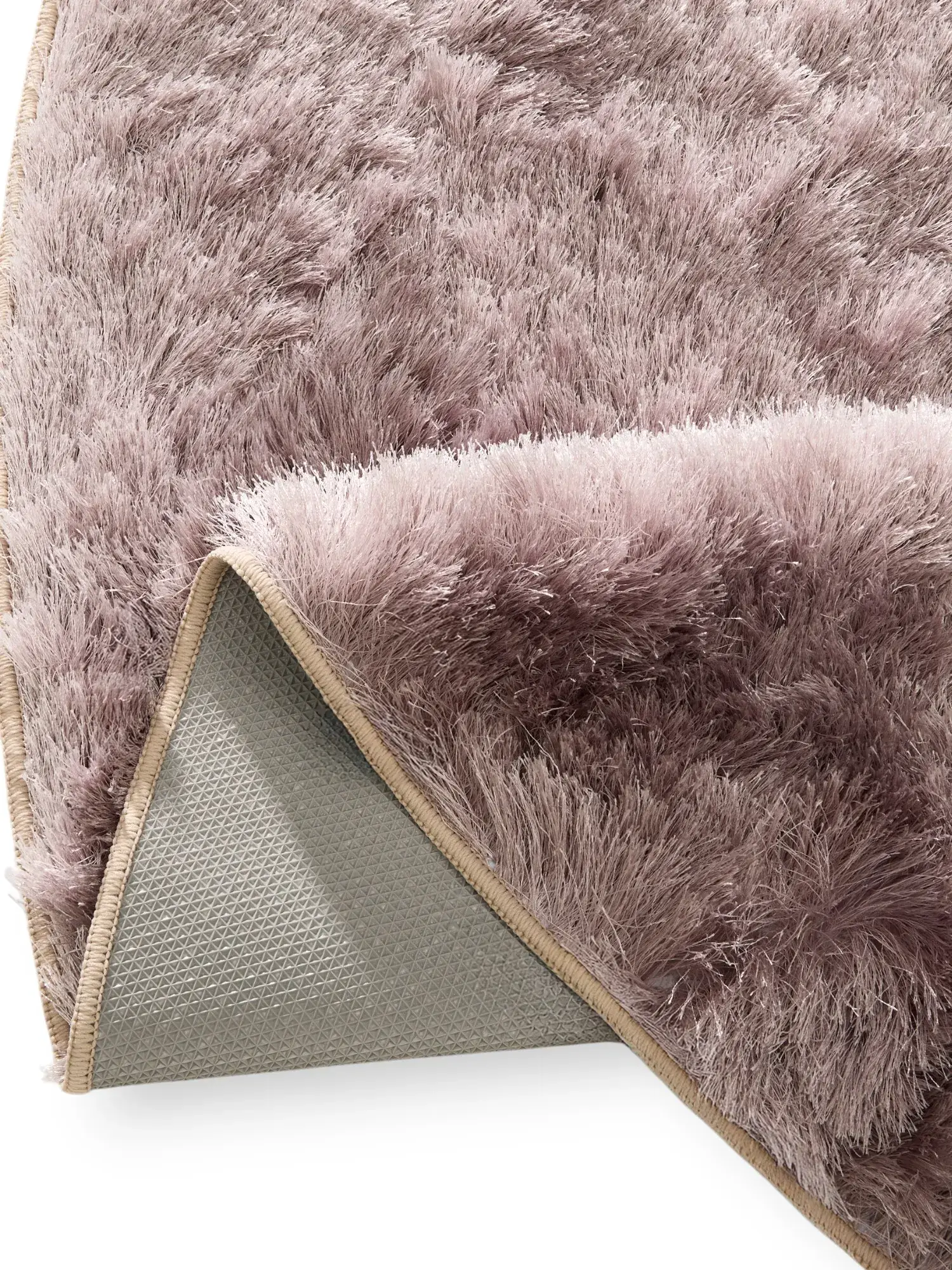 Teppich Whisper aus 100% Polyester in Rosa von benuta Nest