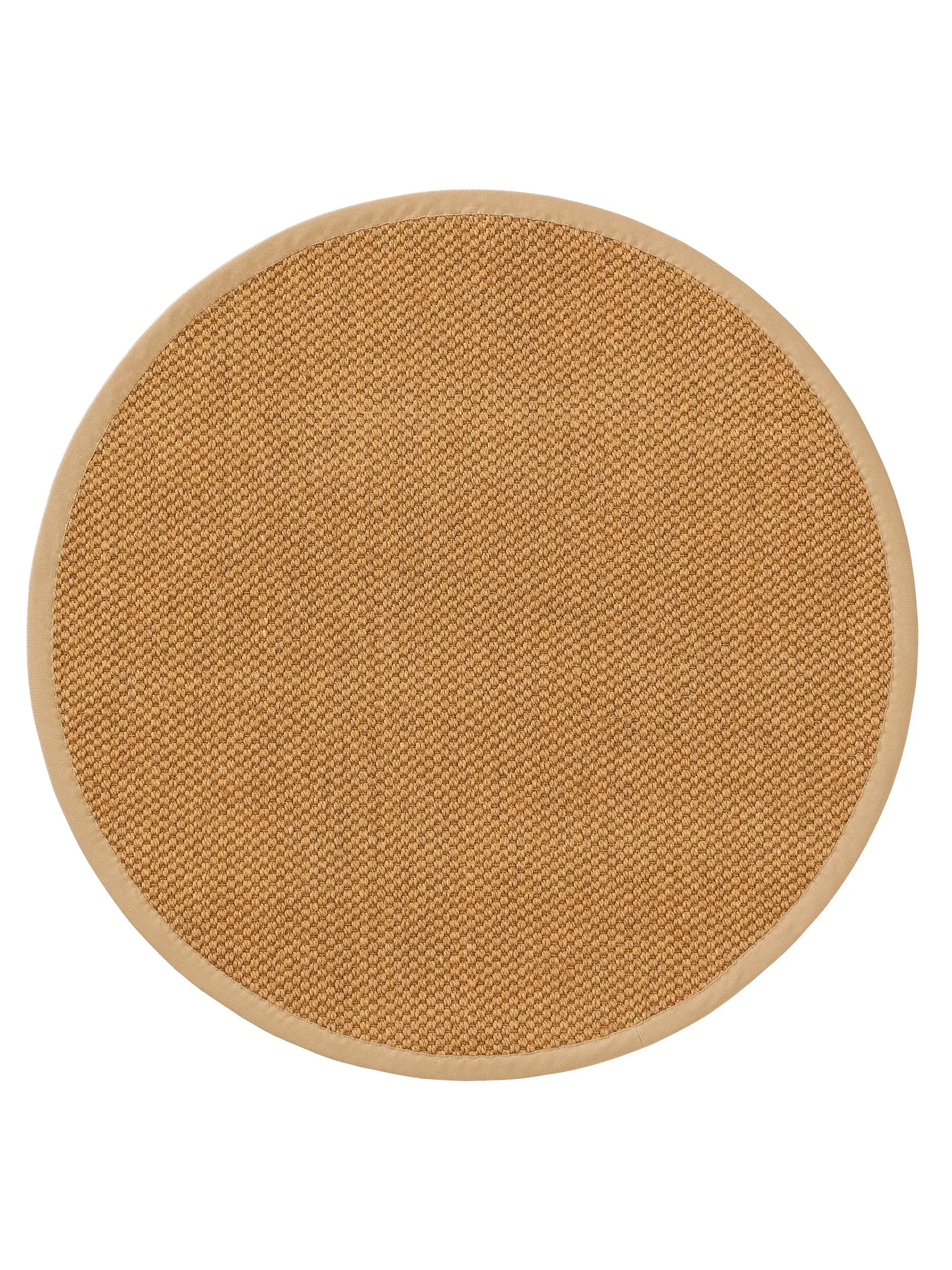 Teppich aus 100% Sisal in Beige mit 100% Sisal hohem Flor von benuta Pure