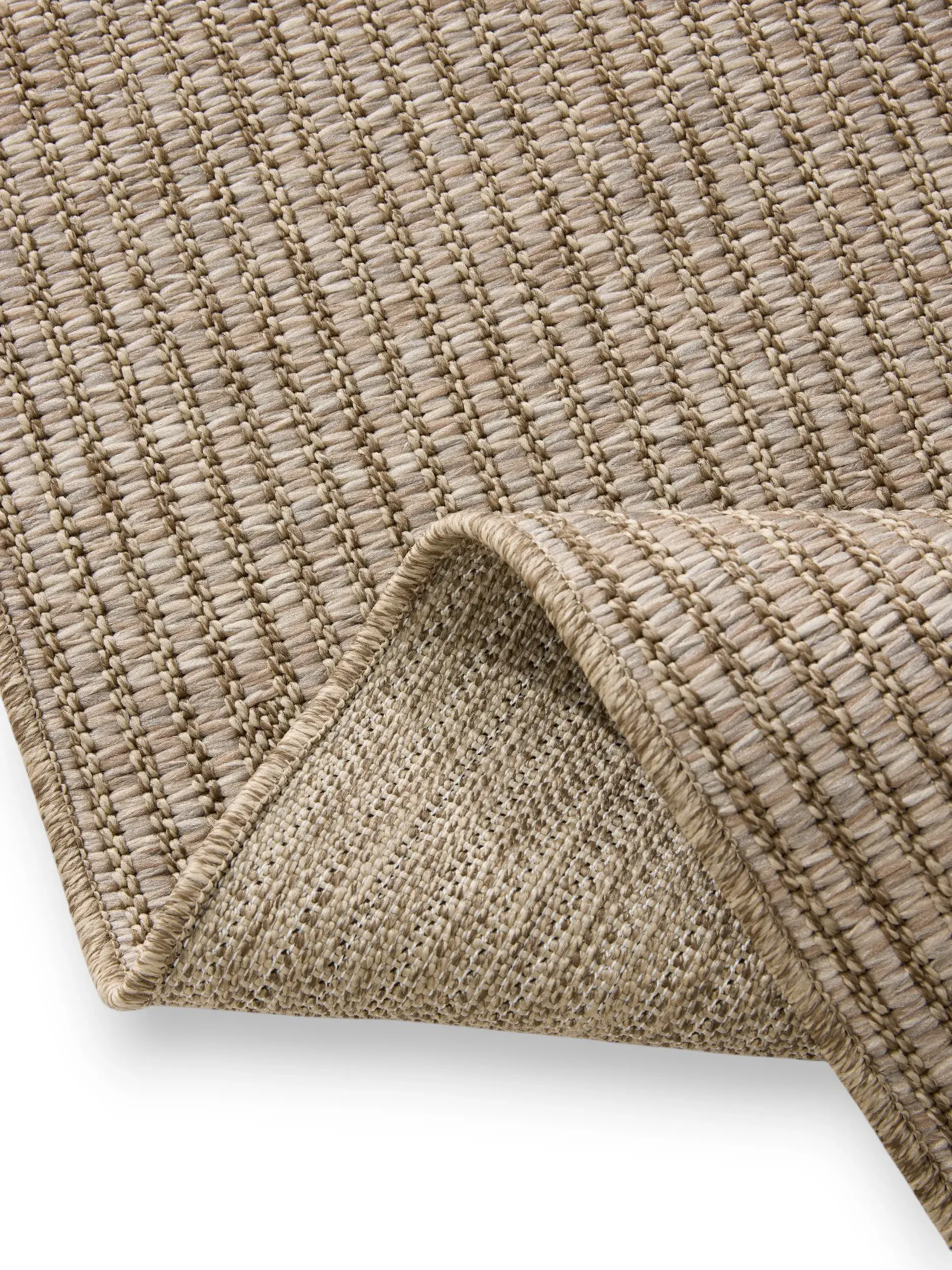 Rug made of 100% Polypropylen in Beige with a 100% Polypropylen high pile by benuta Nest