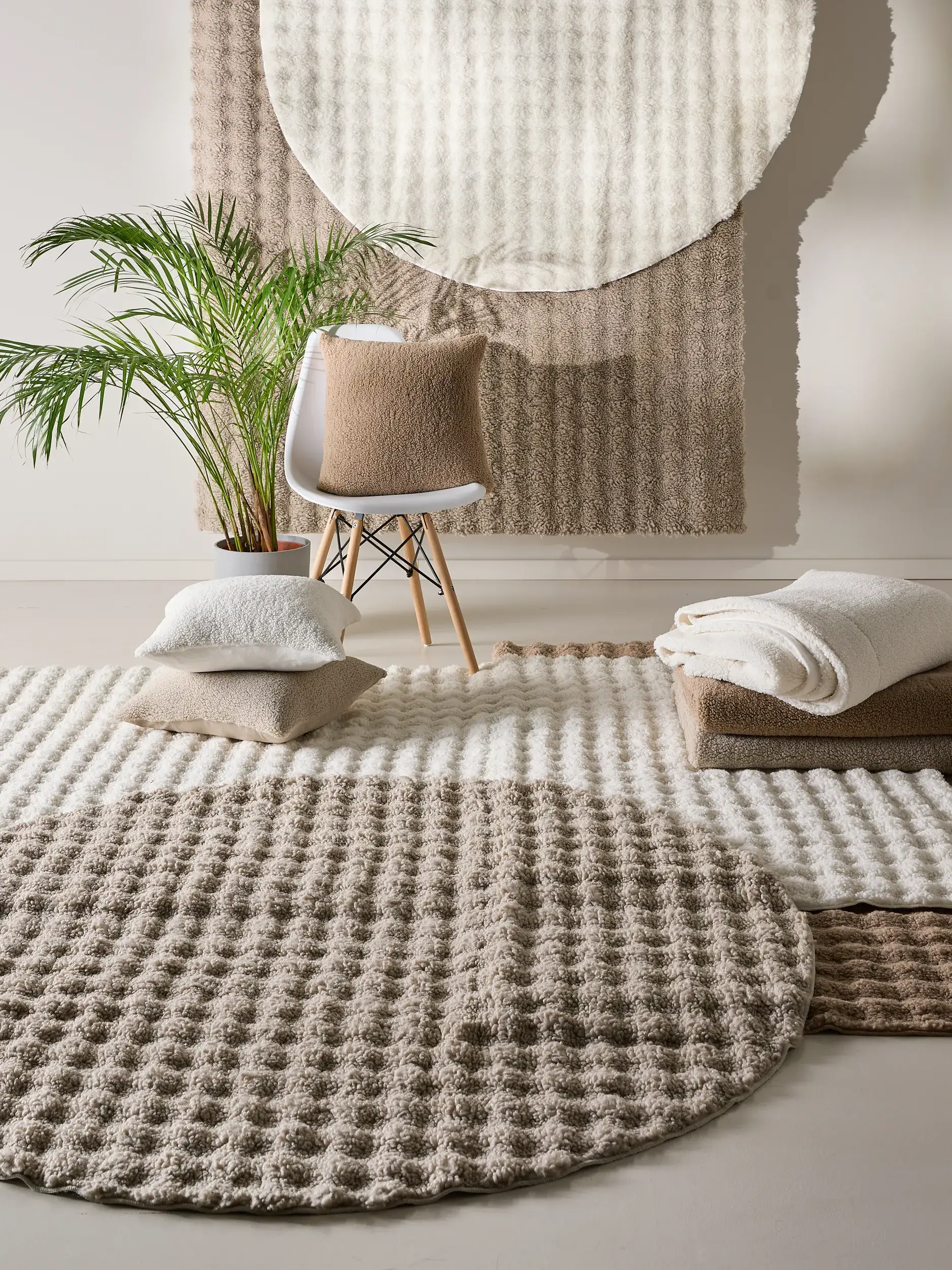 Decke Ted Hellgrau im Design  aus  von benuta Pop