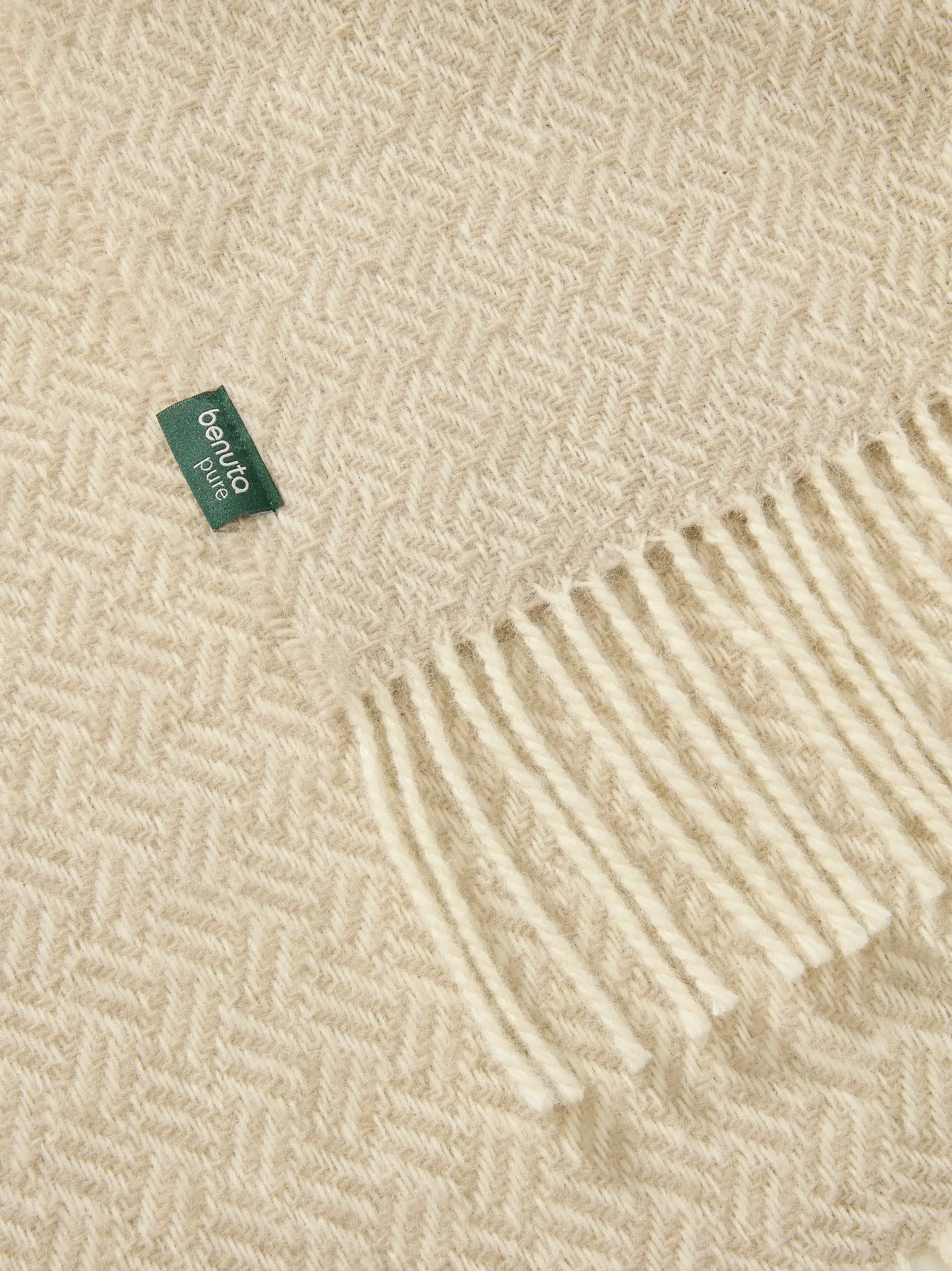 Ullteppe Bianca Beige fra benuta pure