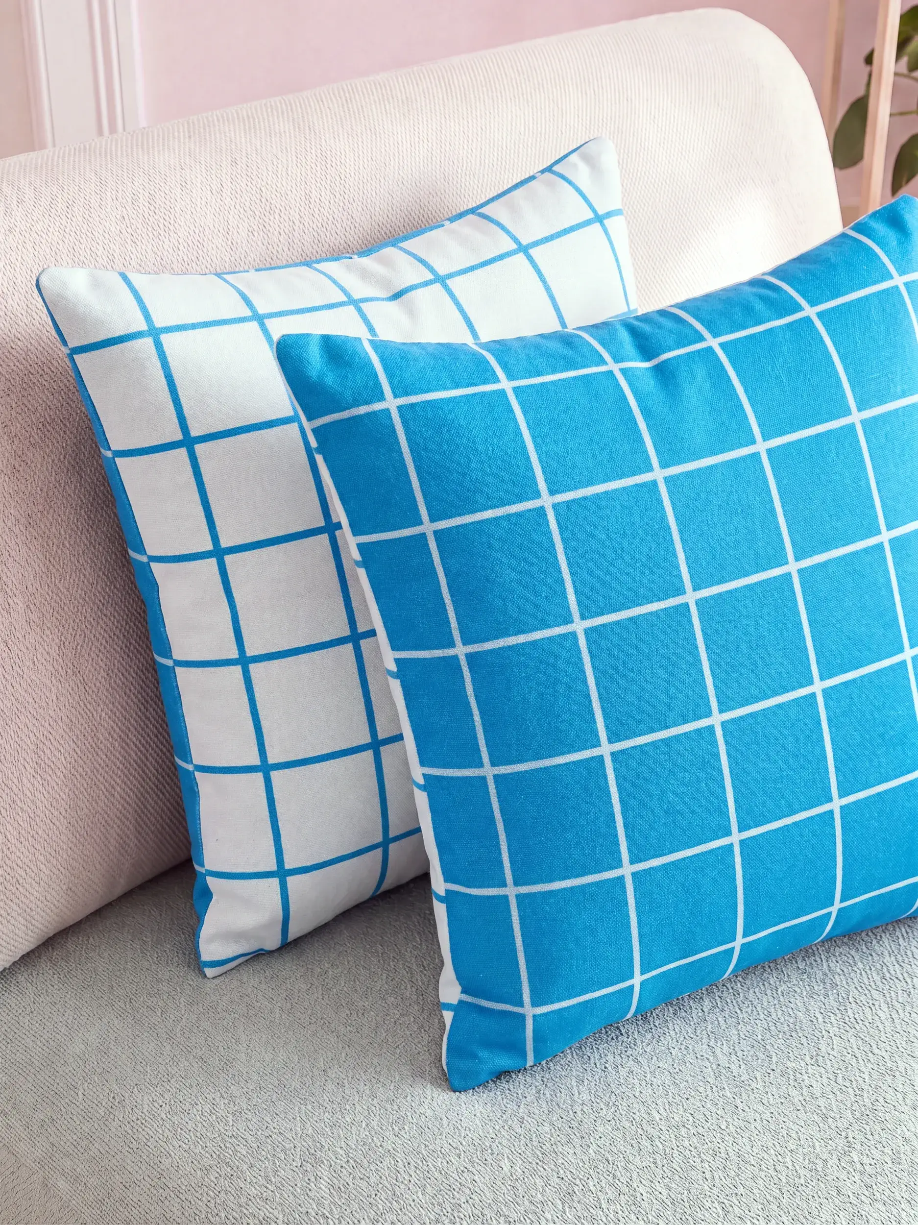 Cushion Joy Blue by benuta Pop