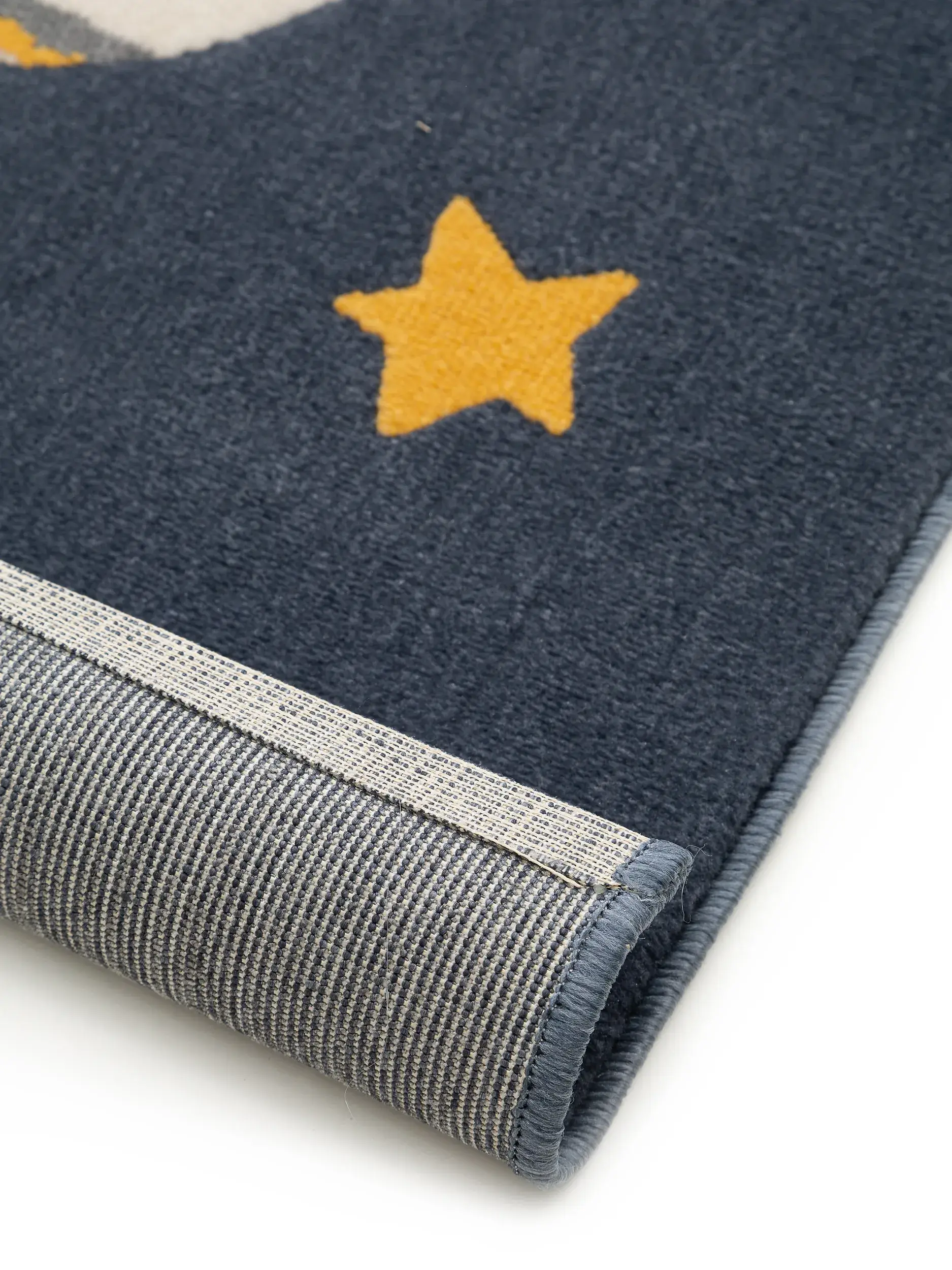 Teppe av 100% Polypropylen i Blau med 100% Polypropylen høy lugg fra Lytte