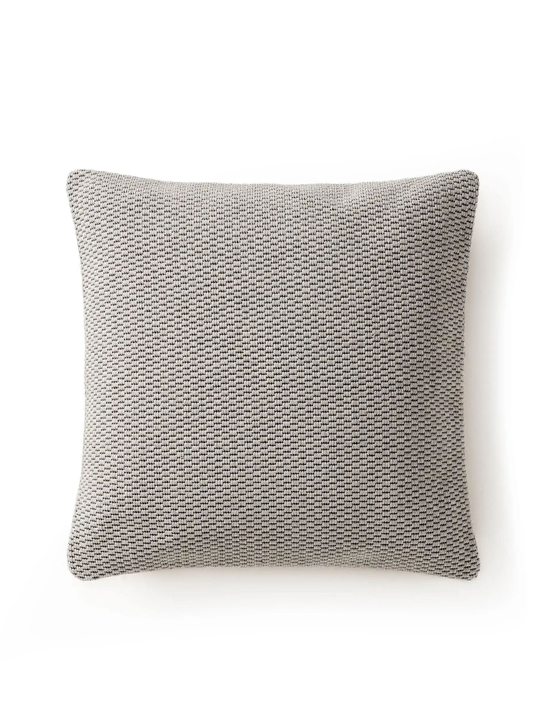 Housse de coussin Bora Gris clair en motif Uni en 100% Coton de benuta nest