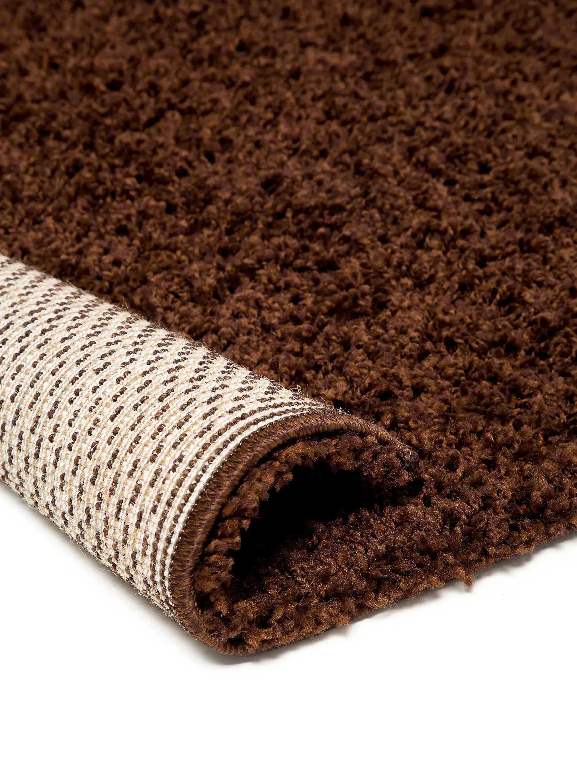 Teppich Swirls aus 100% Polypropylen in Braun von benuta
