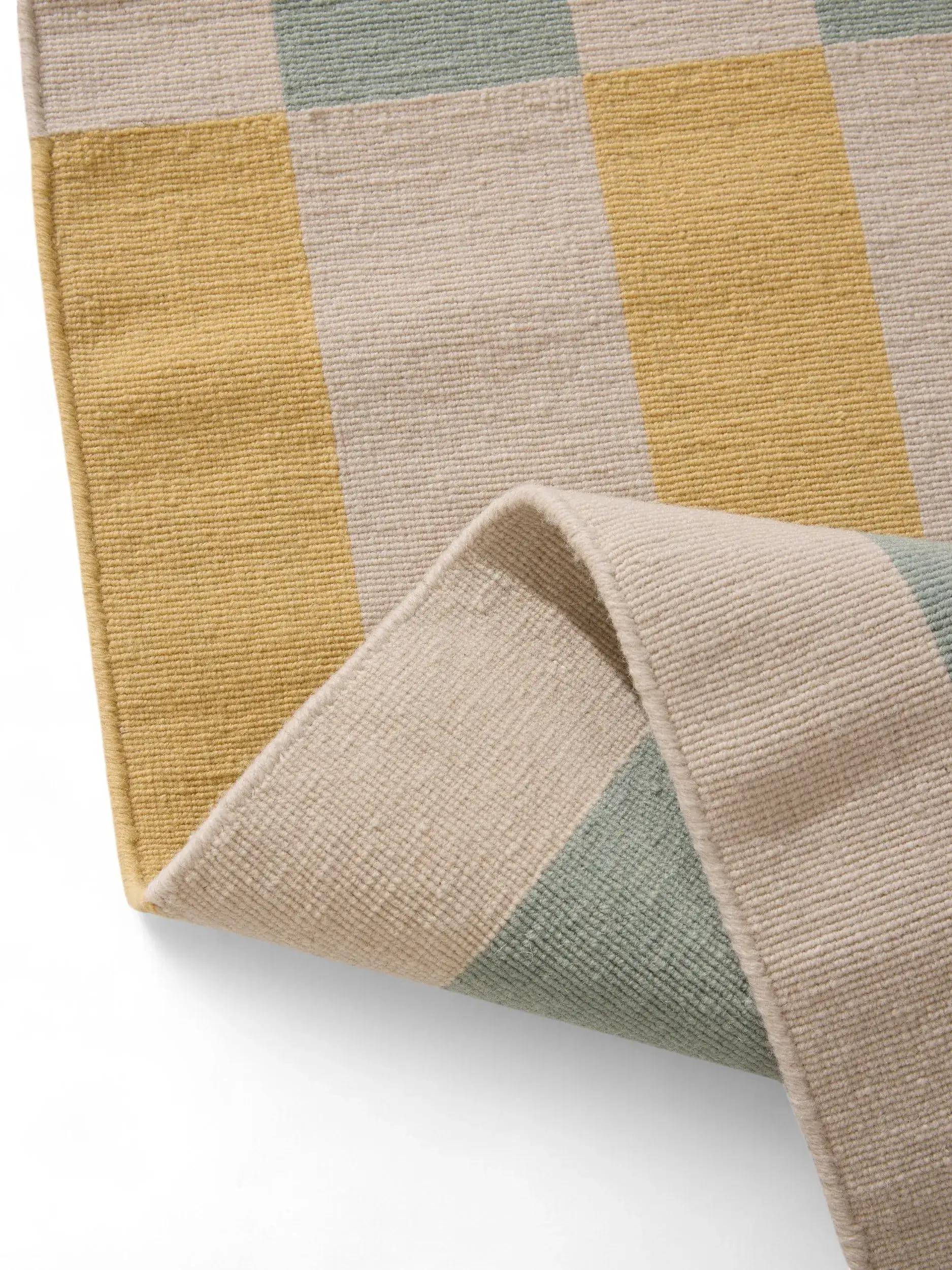 Teppich aus 100% Wool in Blue mit 100% Wool hohem Flor von benuta Nest