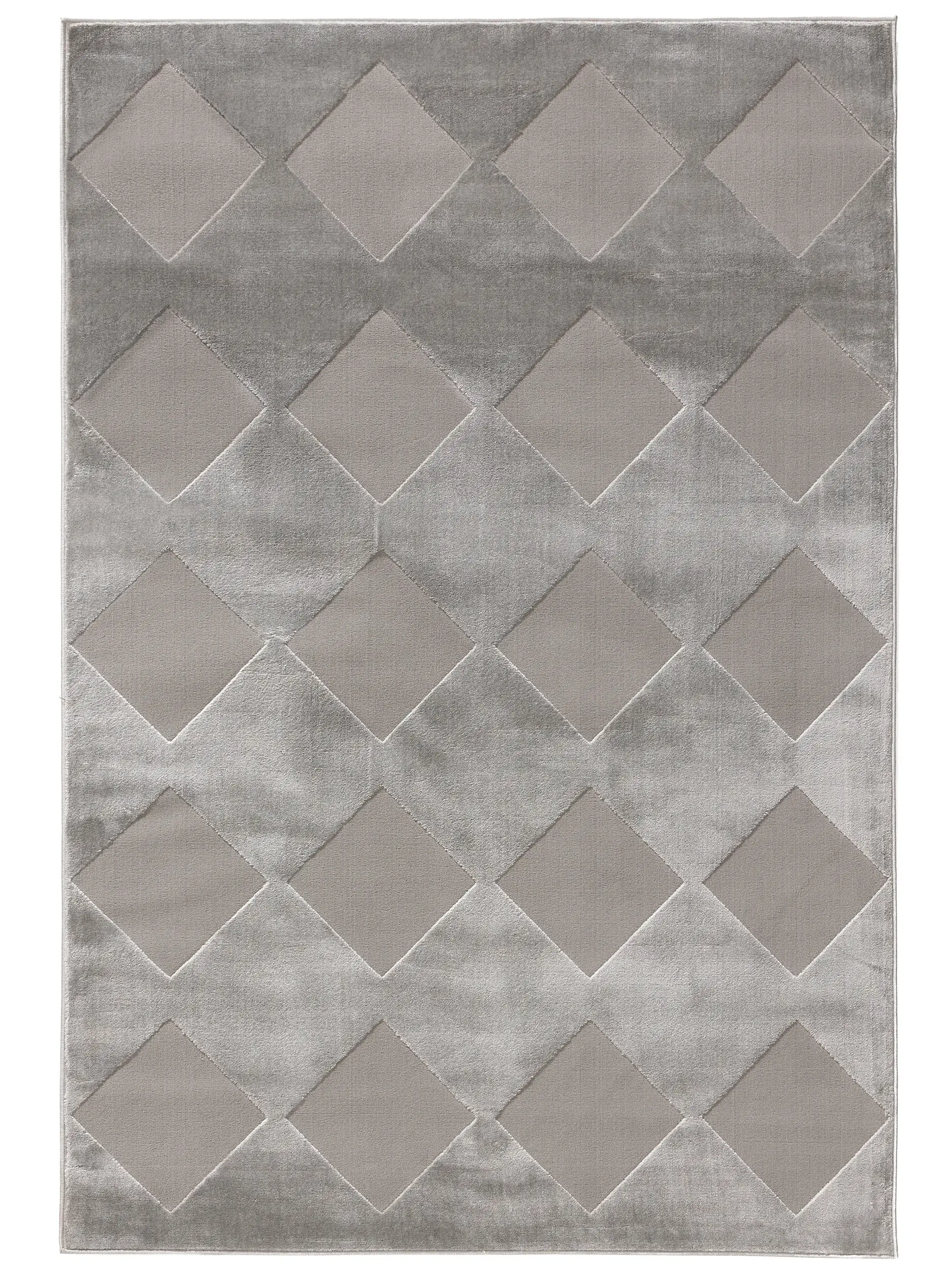 Teppe av 60% Polyester, 40% Polypropylen i Grau med 60% Polyester, 40% Polypropylen høy lugg fra benuta Basic