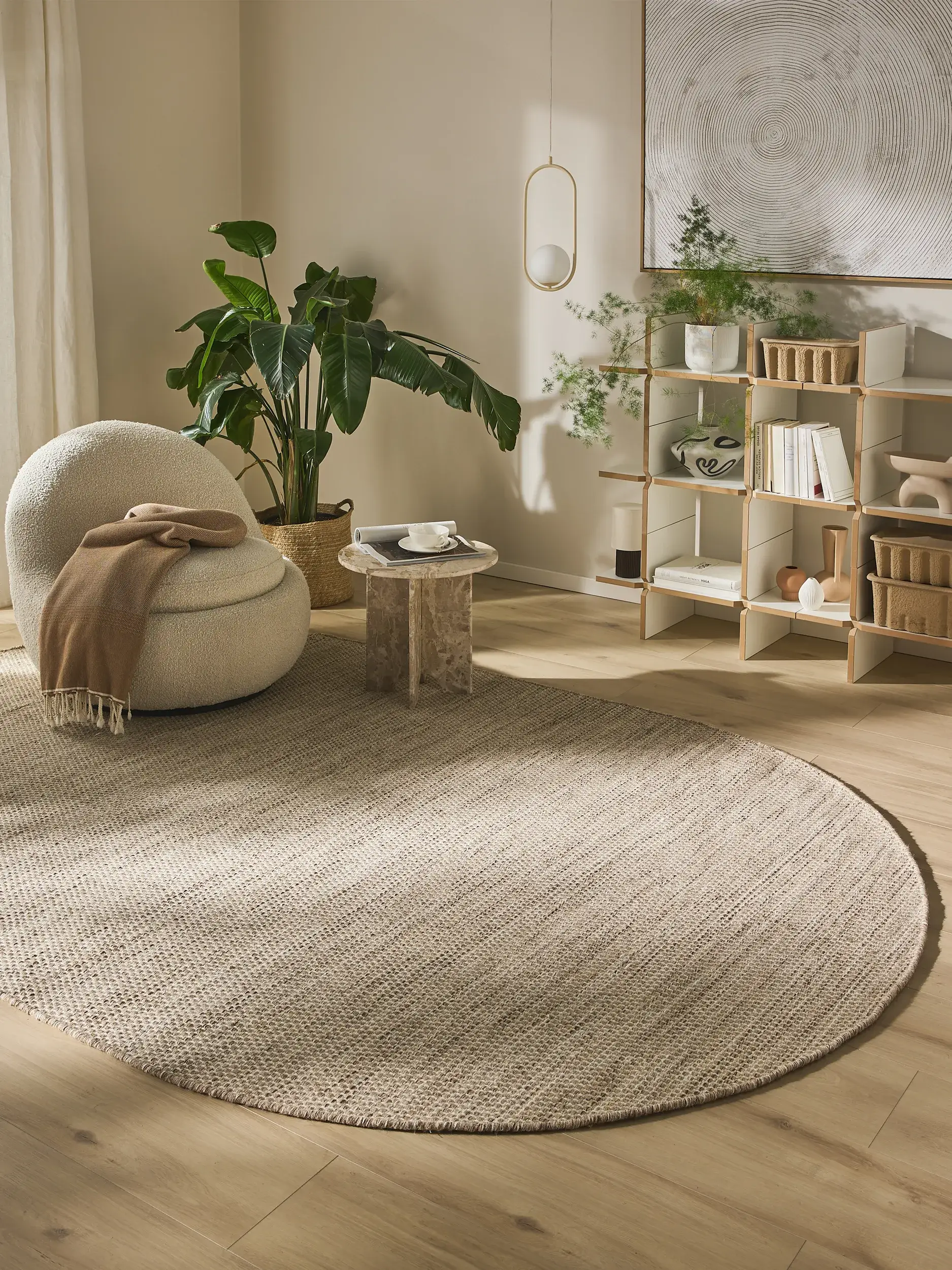 Teppich Rocco aus 80% Wolle, 20% Baumwolle in  von benuta Pure