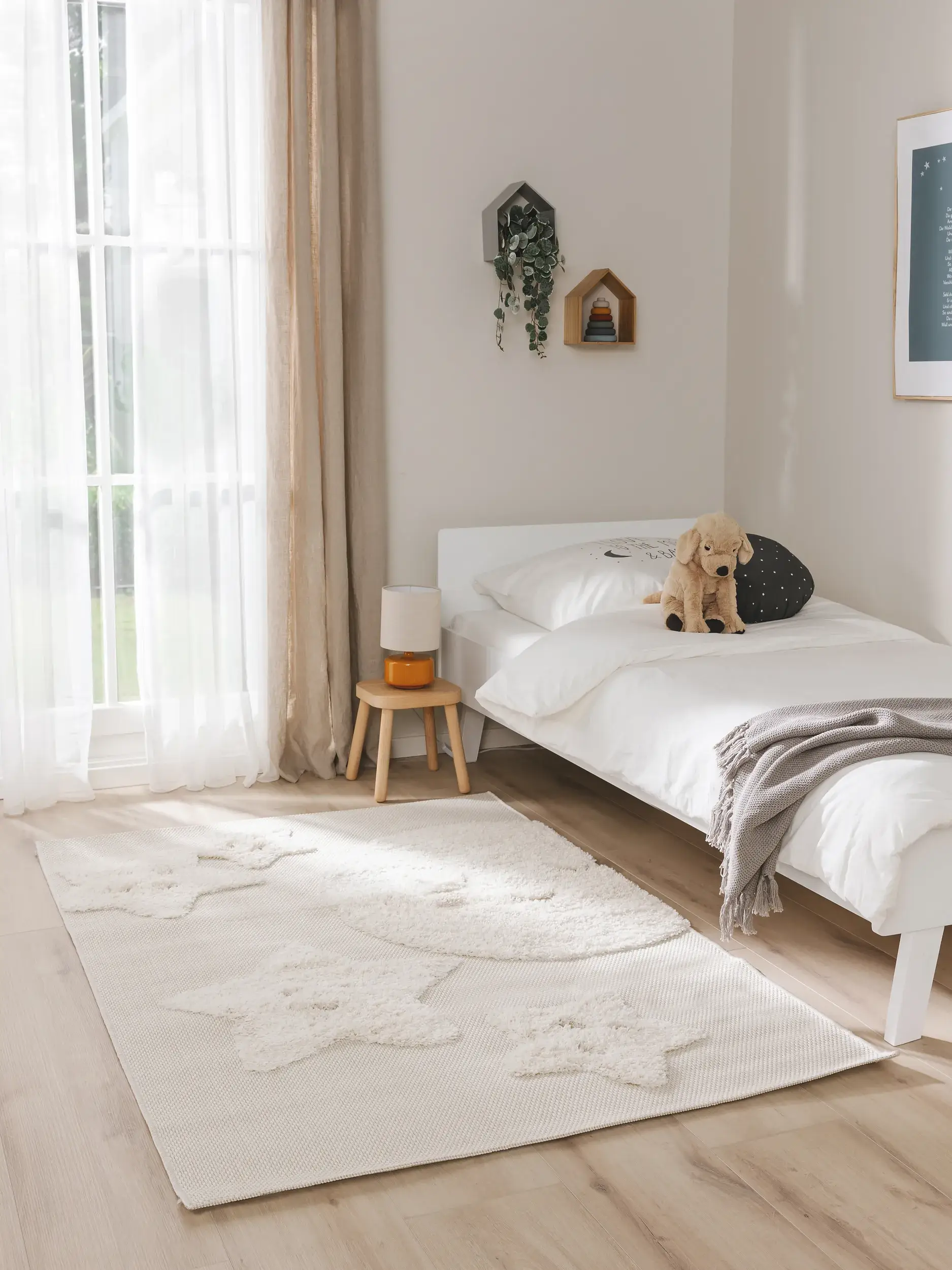 Vloerkleed Carlo van 100% Polypropyleen in Beige van Lytte