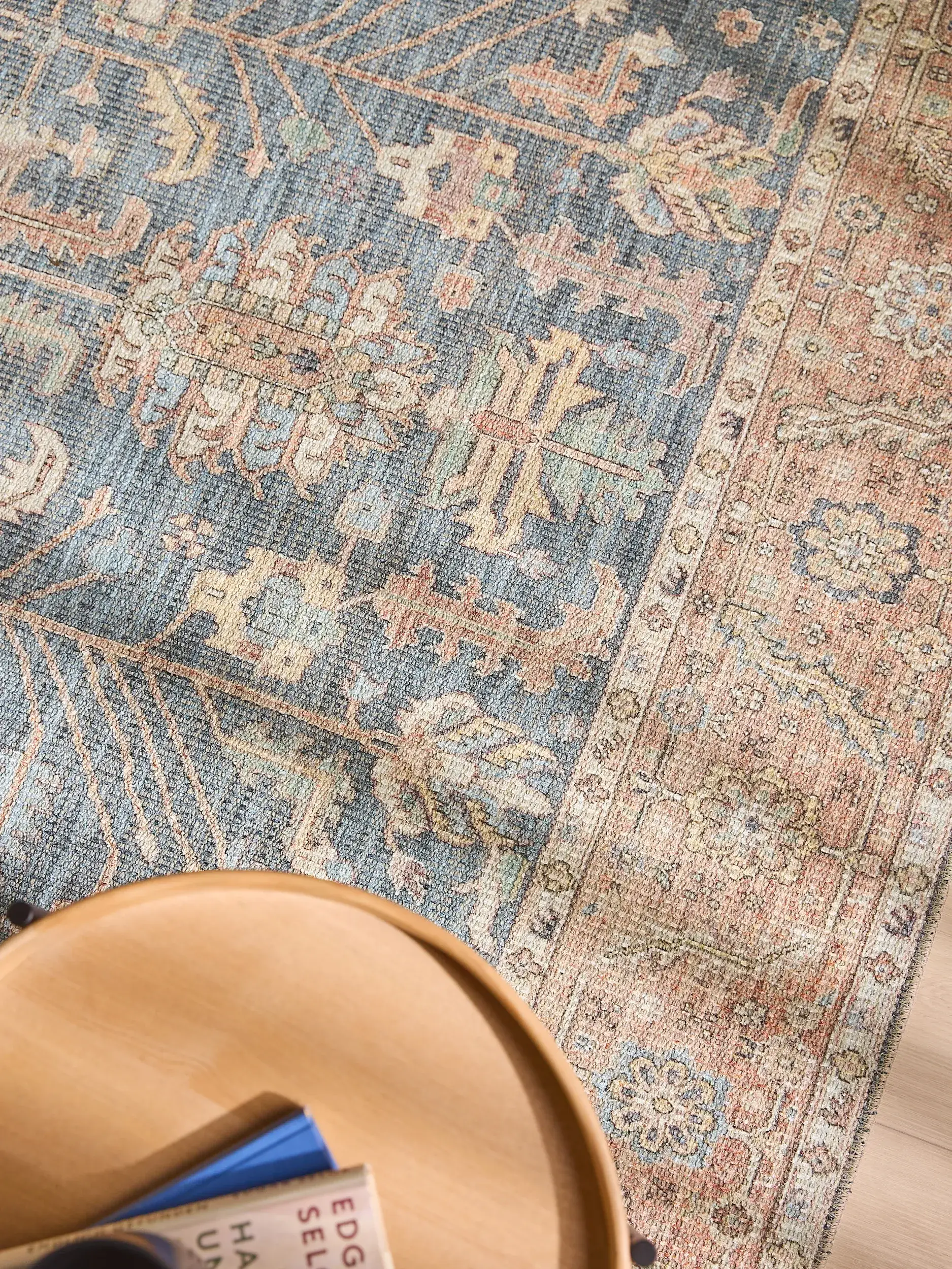 Rug made of 50% Polyester, 50% Polycotton in Multicolour with a 50% Polyester, 50% Polycotton high pile by benuta Nest