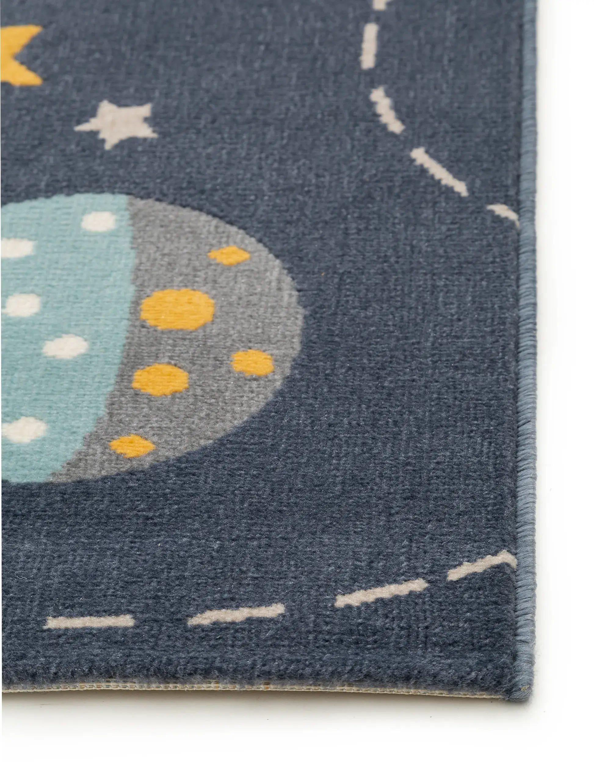 Tapijt van 100% Polypropyleen in Blauw met een 100% Polypropyleen hoge pool van Lytte