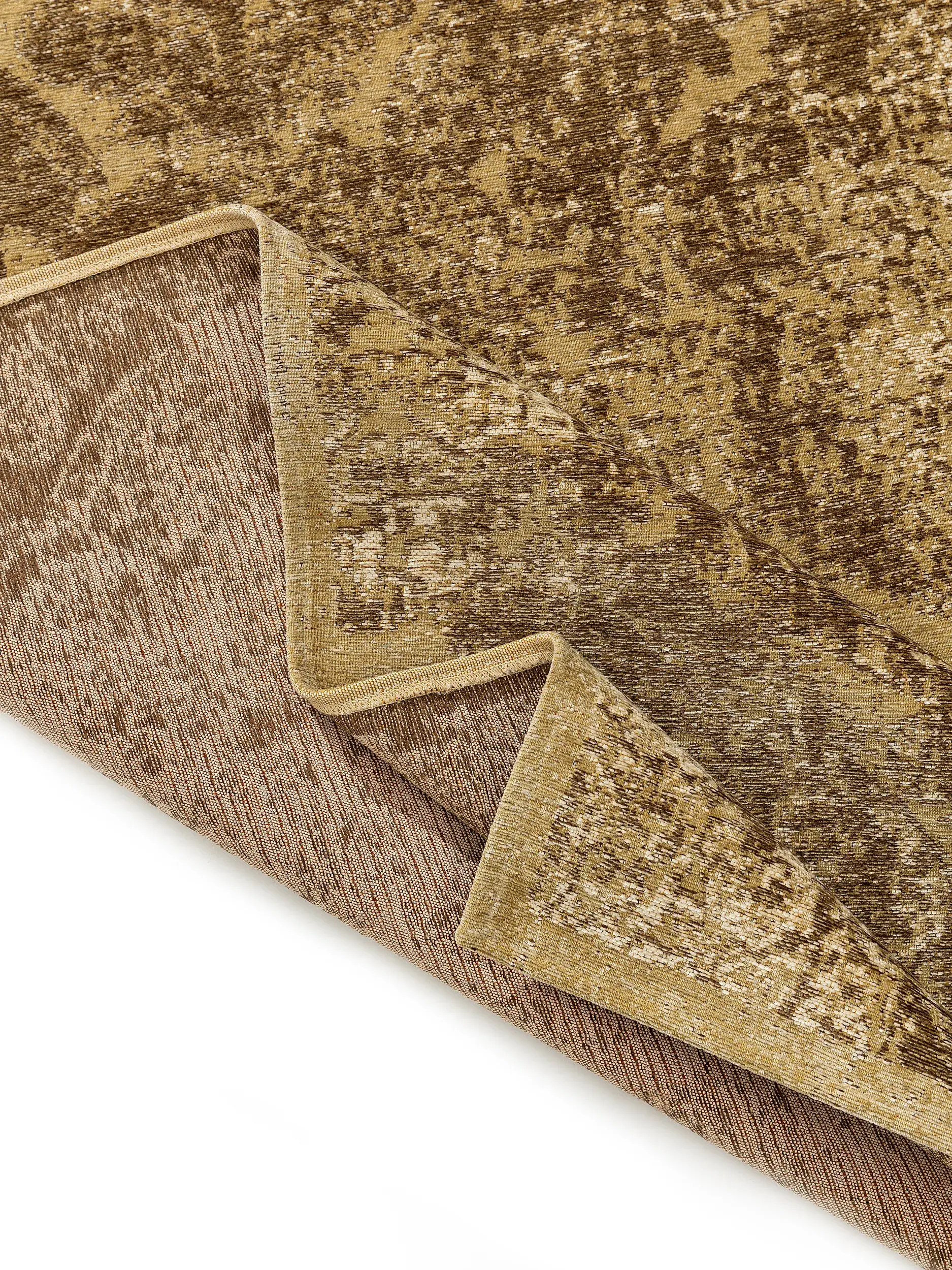 Teppe av 55% Polyacryl, 27% Polyester, 17% Baumwolle, 1% Latex i Braun med 55% Polyacryl, 27% Polyester, 17% Baumwolle, 1% Latex høy lugg fra benuta Nest