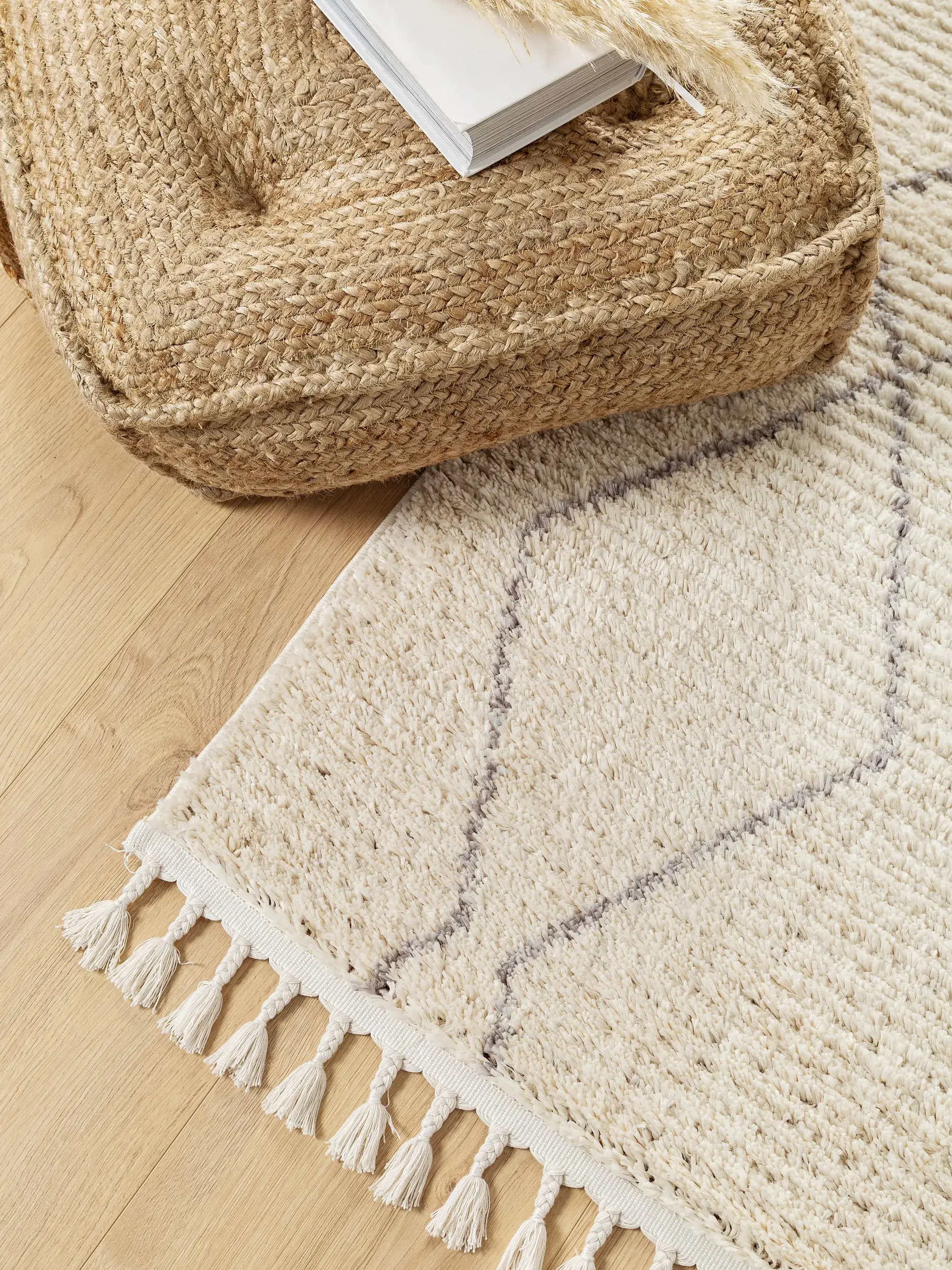 Teppich Bosse aus 100% Polyester in Beige von benuta Pop