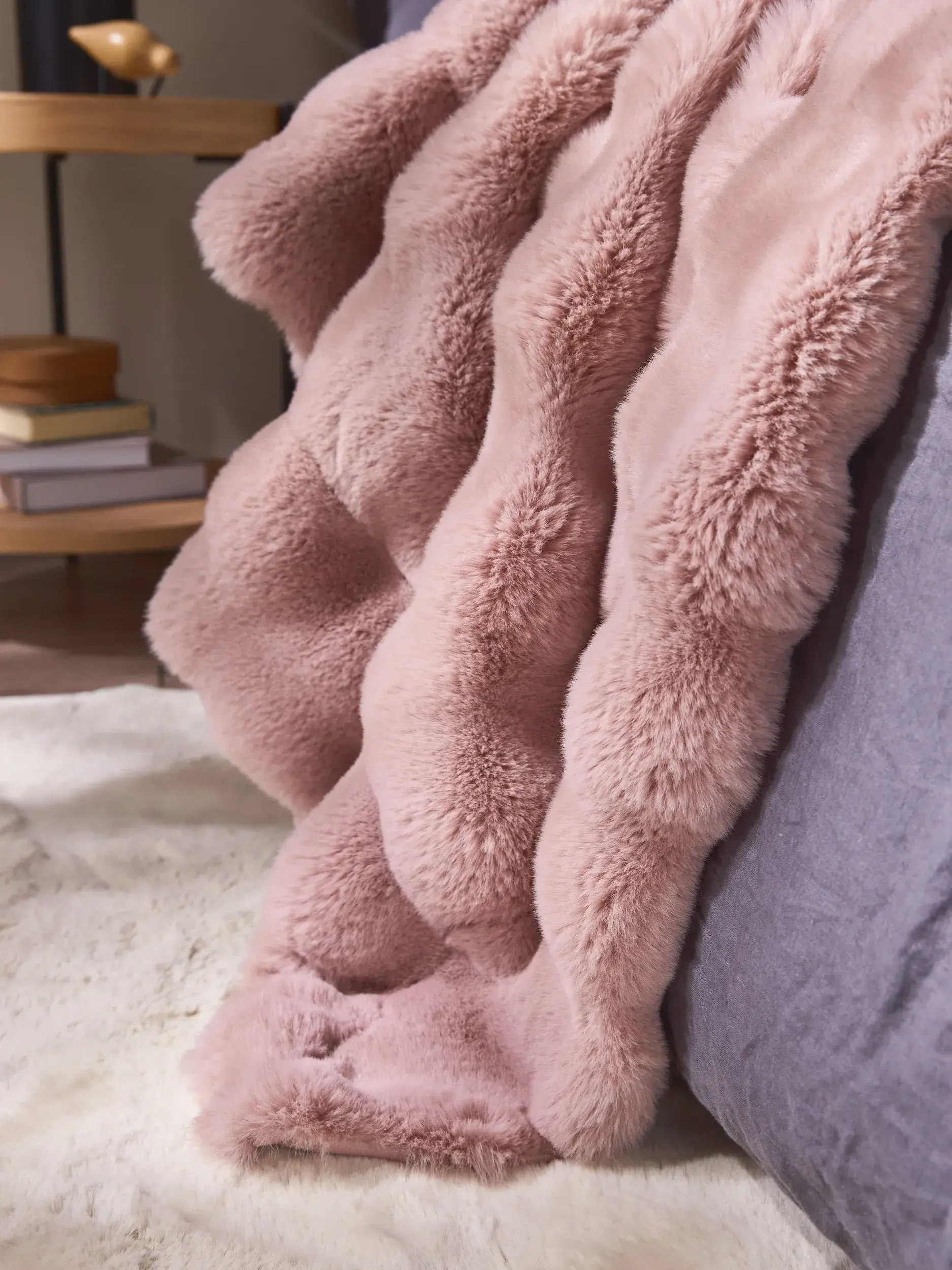 Strop Dave Růžová com design Jednobarevný em 100% polyester da benuta nest