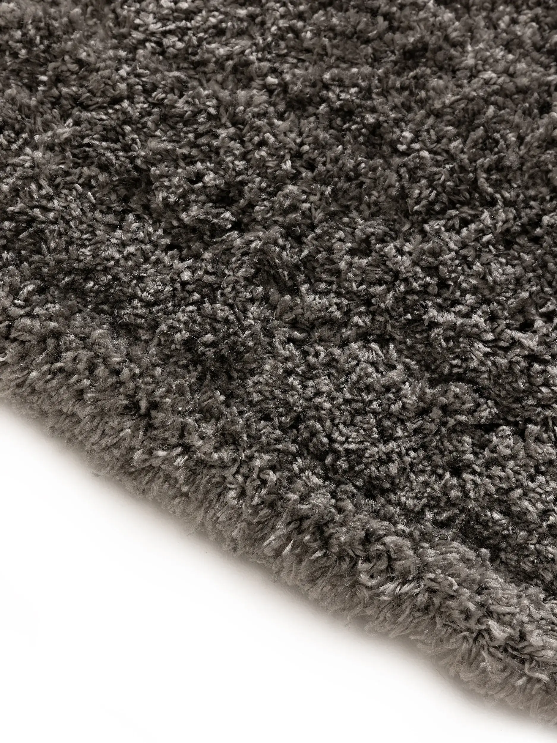Tapete de 100% Polypropylen em Grau com pelo de 100% Polypropylen de altura da benuta Pop