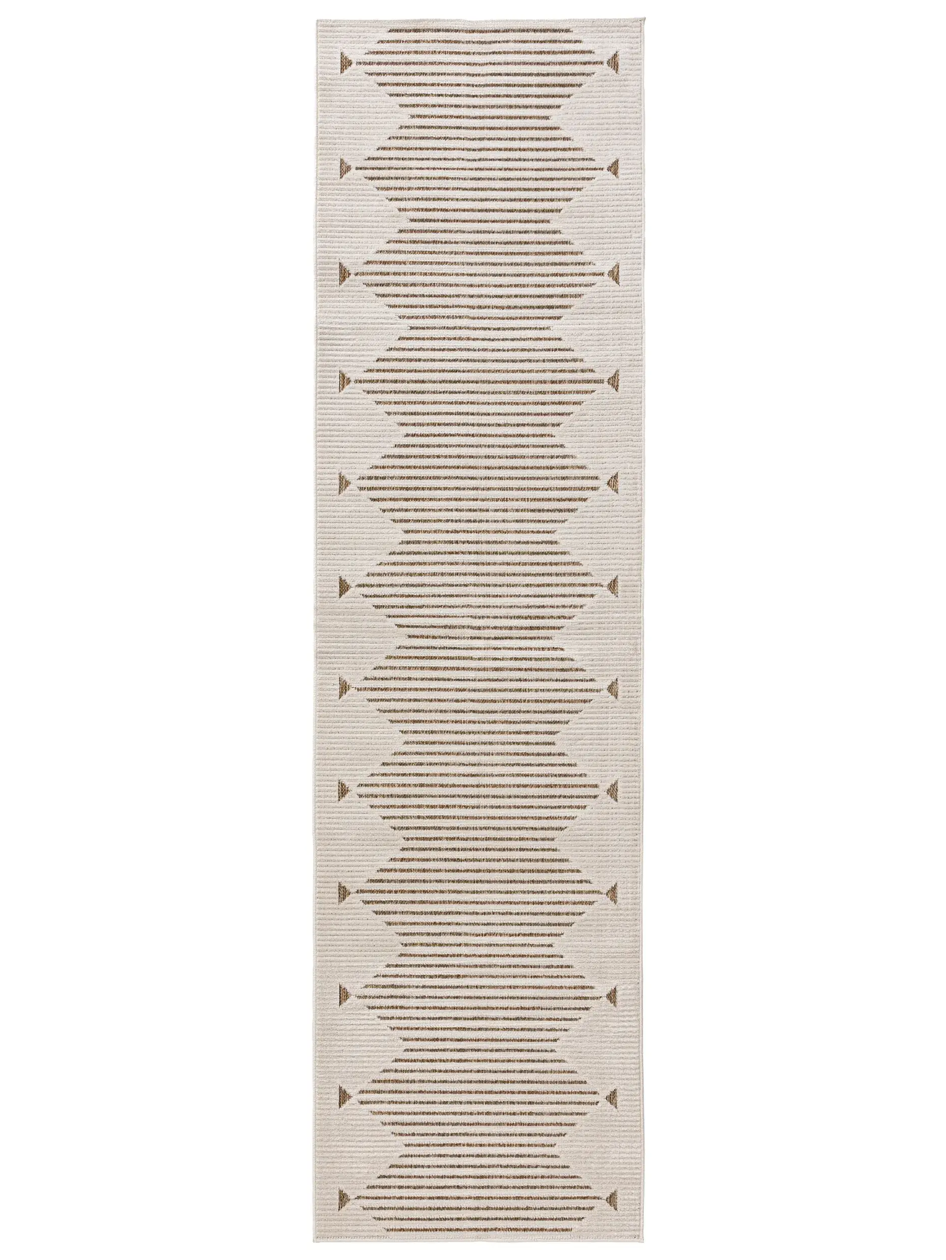 Rug made of 100% Polypropylen in White with a 100% Polypropylen high pile by benuta Basic