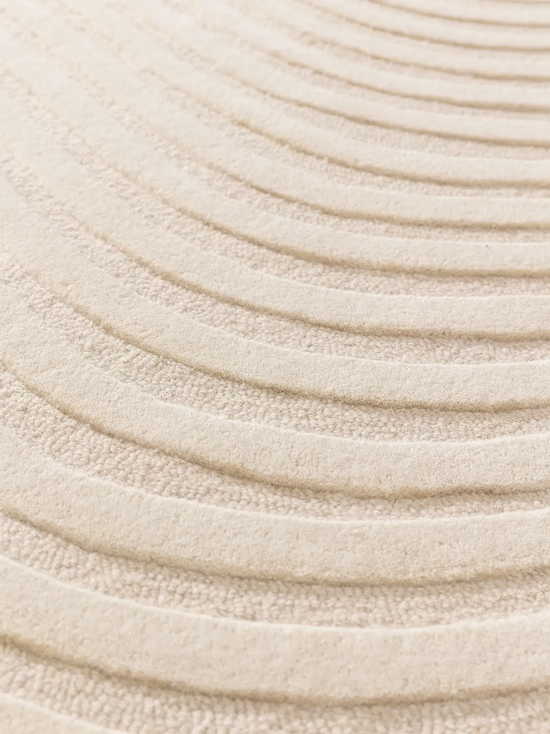 Alfombra de 100% Lana en Beige con un pelo de {{Placeholder_Pile Height}} de altura de benuta pure