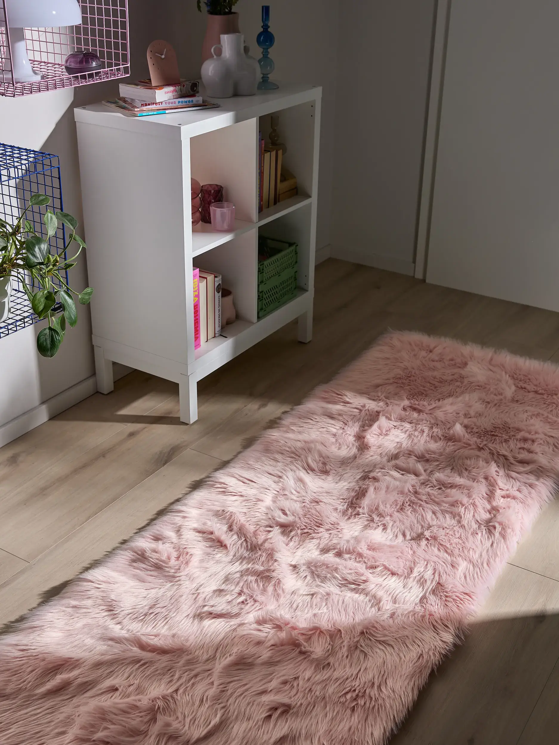 Koberec z 70% Polyacryl, 30% Polyester v Rosa s vlasem výšky 70% Polyacryl, 30% Polyester od benuta Pop