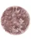 Hoogpolig Rond Vloerkleed Bright Purper