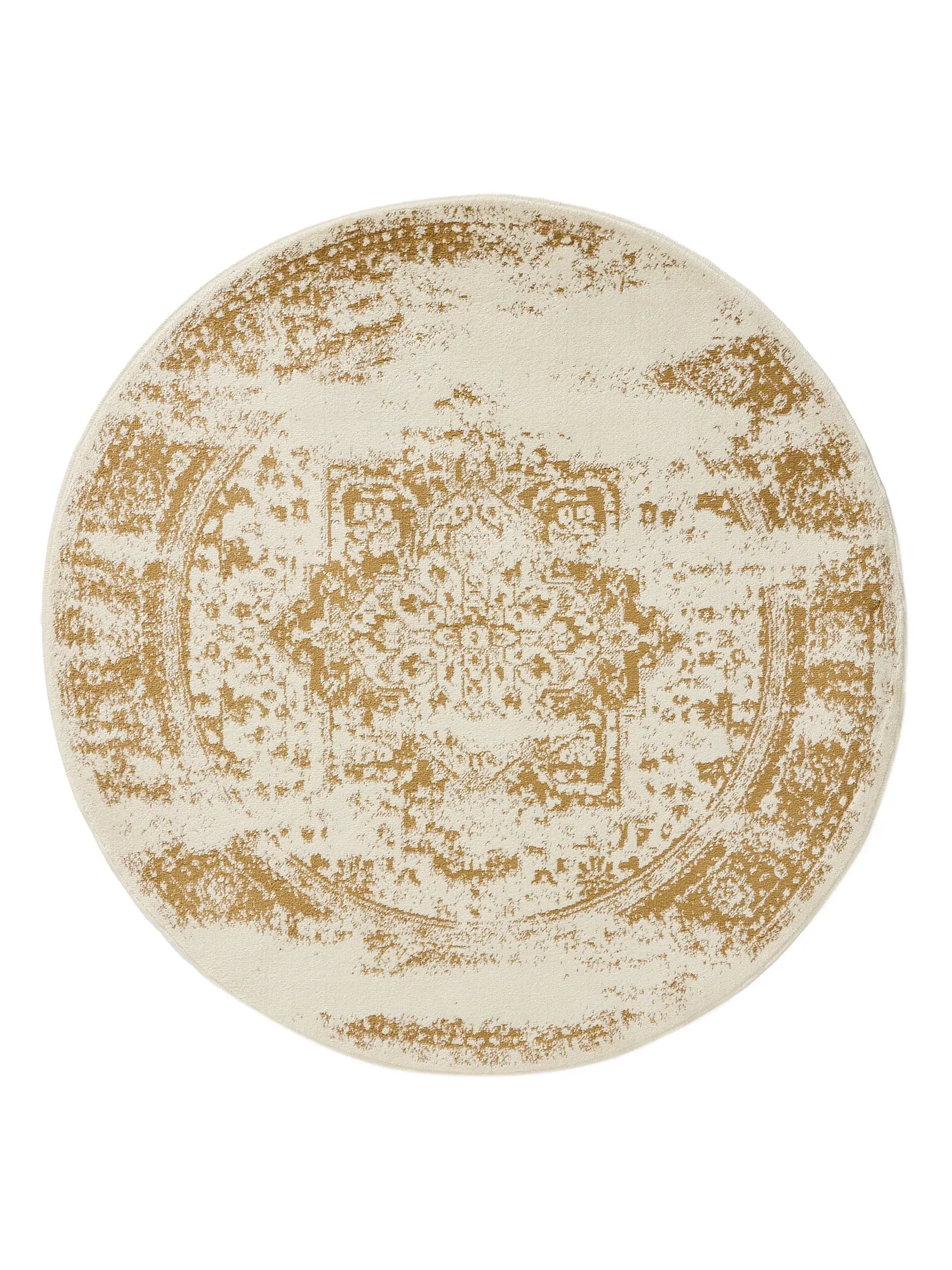 Rug made of 100% Polypropylen in Beige with a 100% Polypropylen high pile by benuta Basic