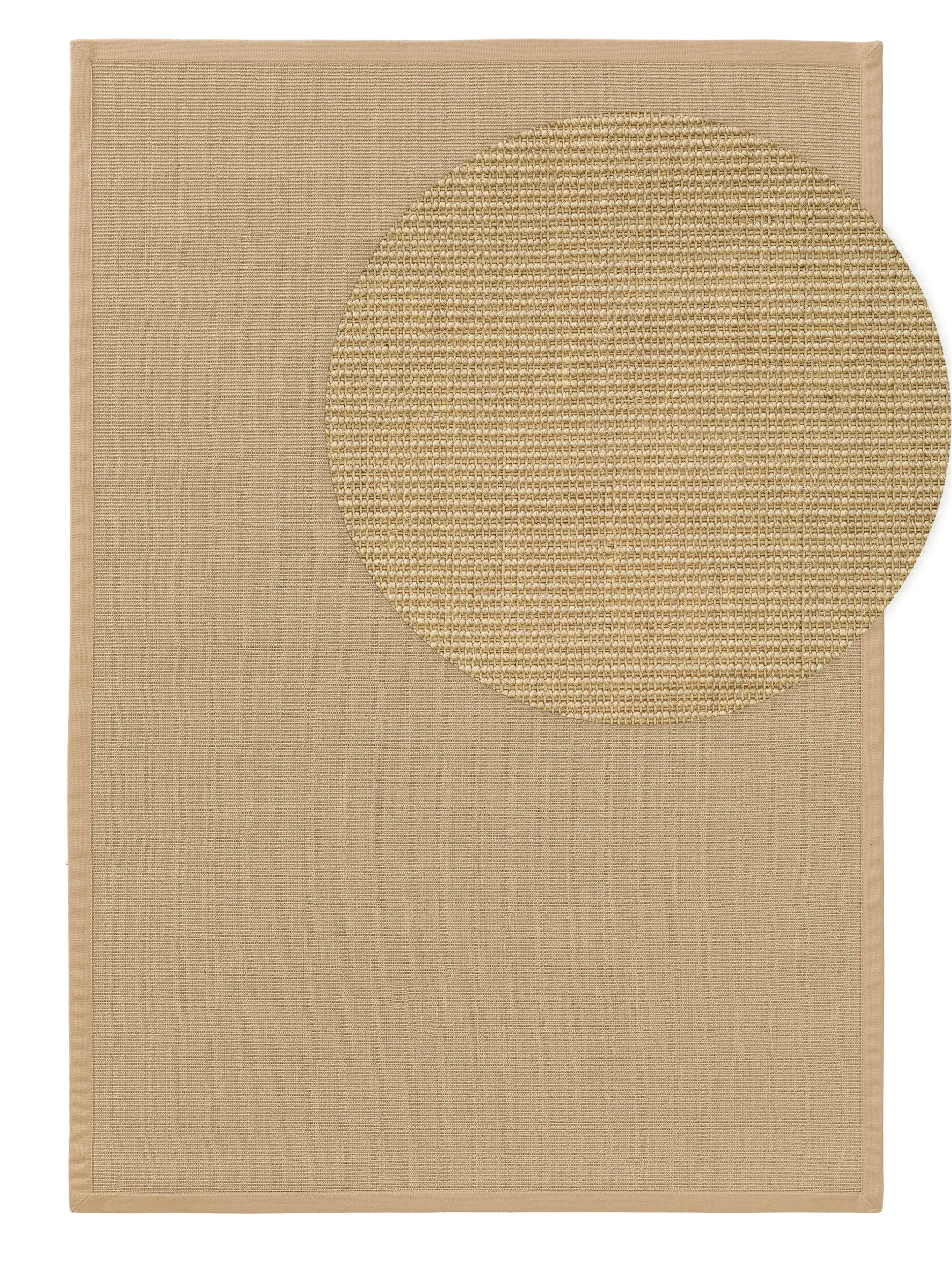Matto 100% Sisala värissä Beige 100% Sisal korkealla nukalla merkiltä benuta Nest