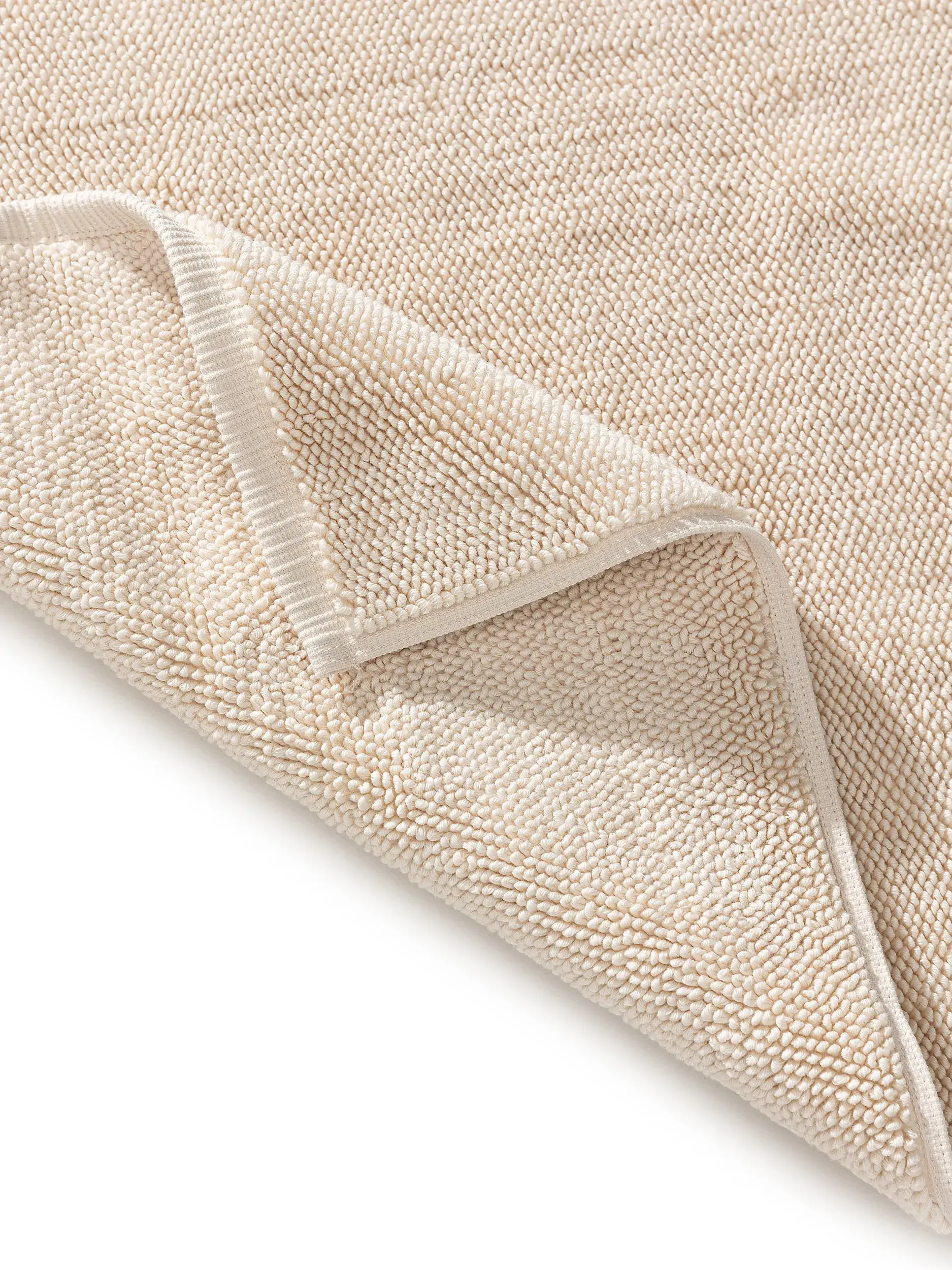 Badmat Ole Beige in Effen-ontwerp van 100% Katoen door benuta nest