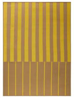 Vnitřní a venkovní koberec Reed Žlutá