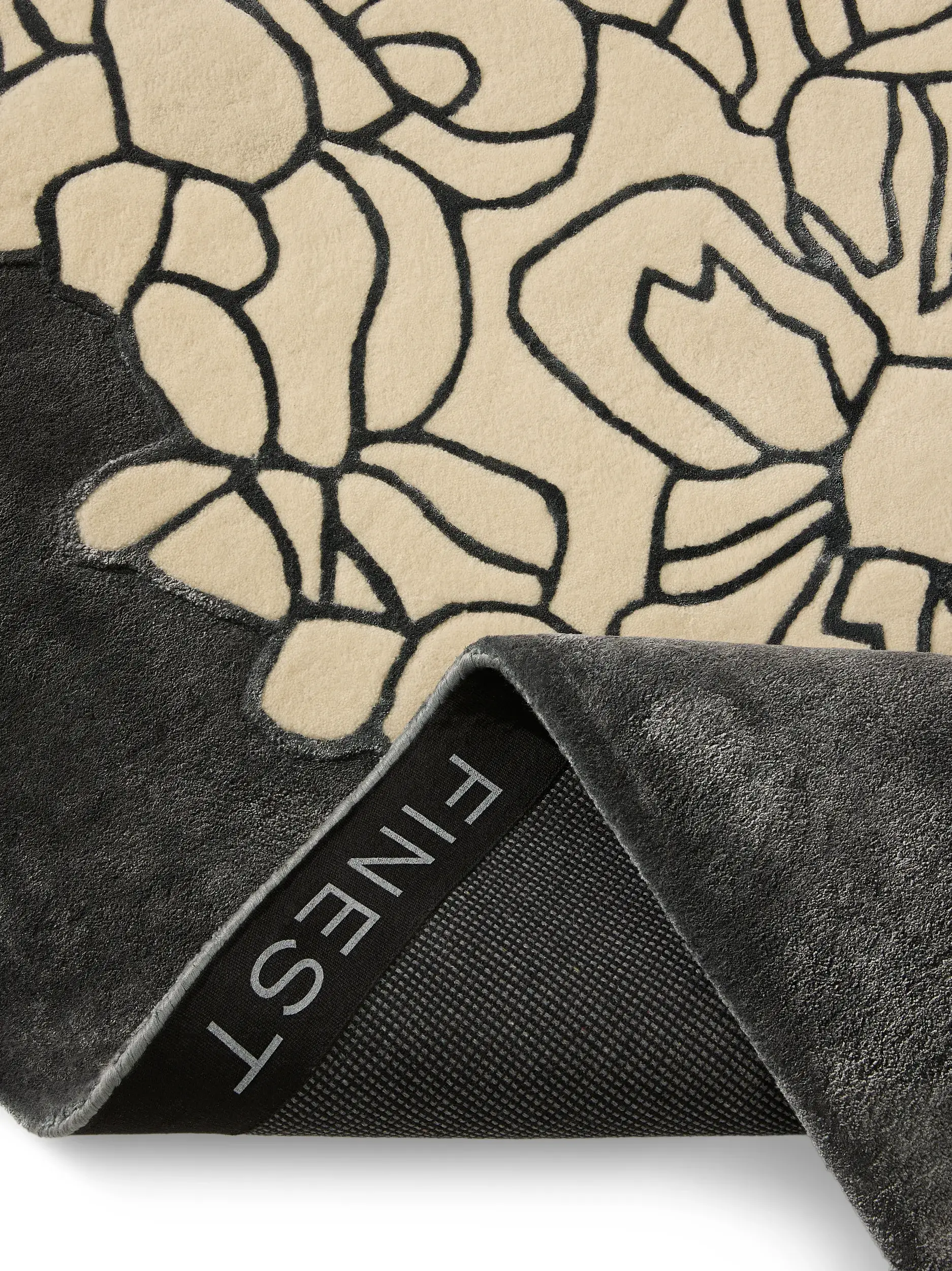 Tapis Tizian en 50% Laine (50% de Nouvelle-Zélande), 50% Lyocell (TENCEL™) en  de benuta Finest