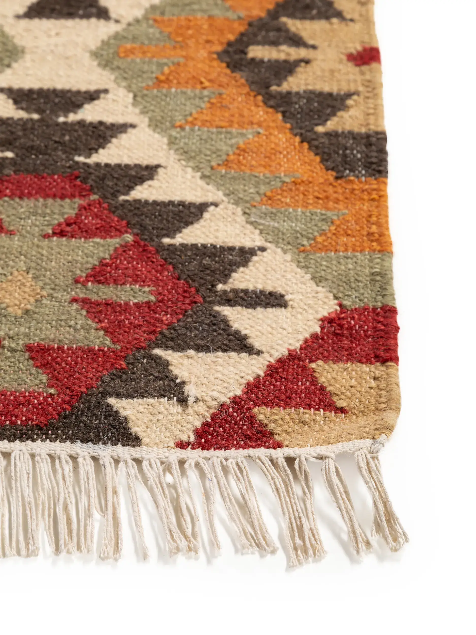 Alfombra de 90% Lana, 10% Algodón en Multicolor con un pelo de {{Placeholder_Pile Height}} de altura de benuta pure