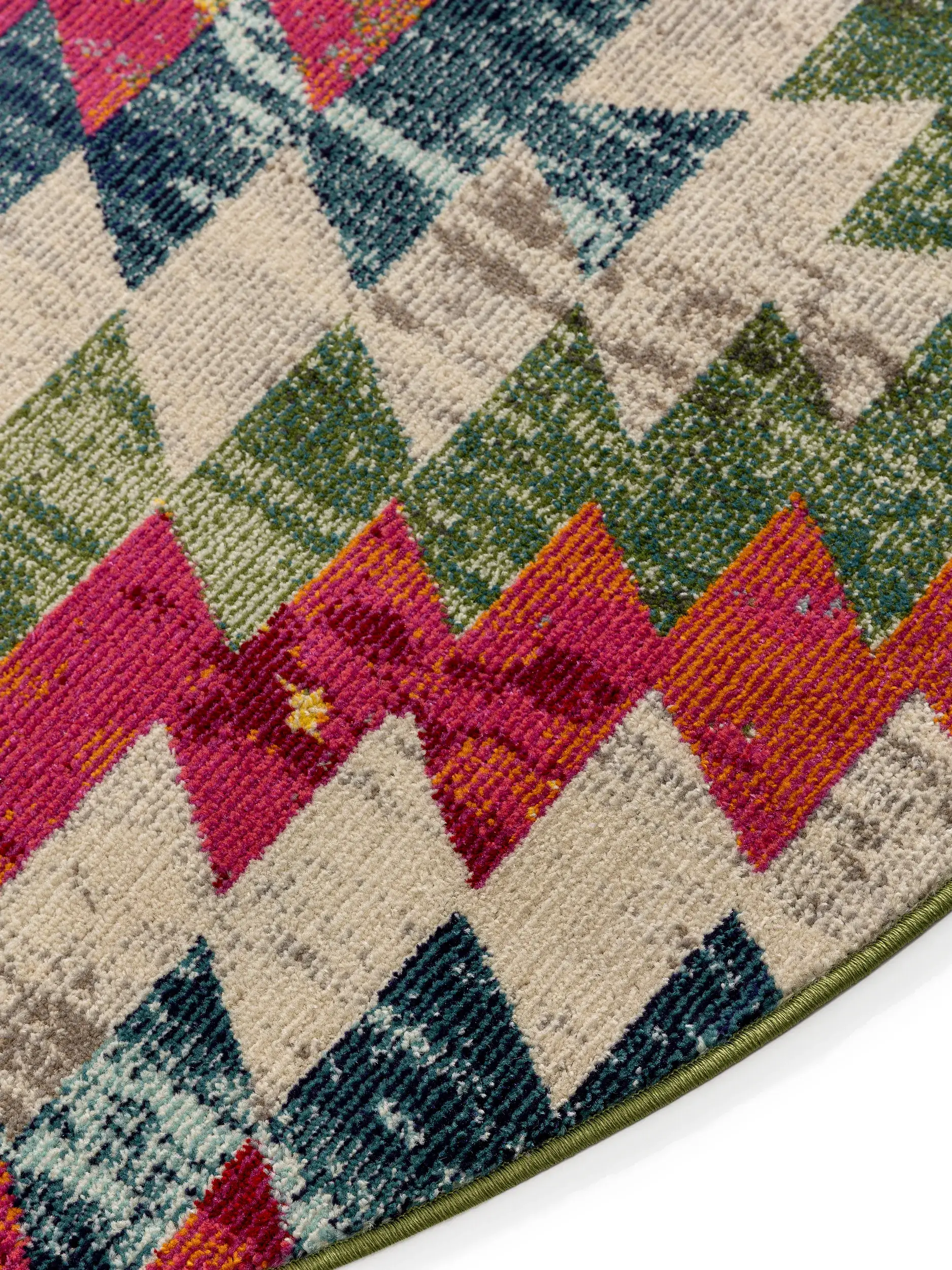 Rug made of 100% Polypropylen in Multicolour with a 100% Polypropylen high pile by benuta Nest