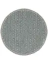 Tappeto per interno ed esterno rotondo Cleo Azzuro