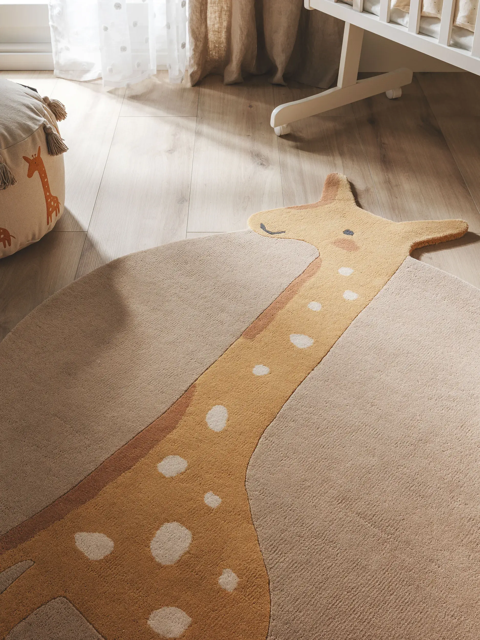 Teppich aus 100% Wolle in Multicolor mit 100% Wolle hohem Flor von Lytte