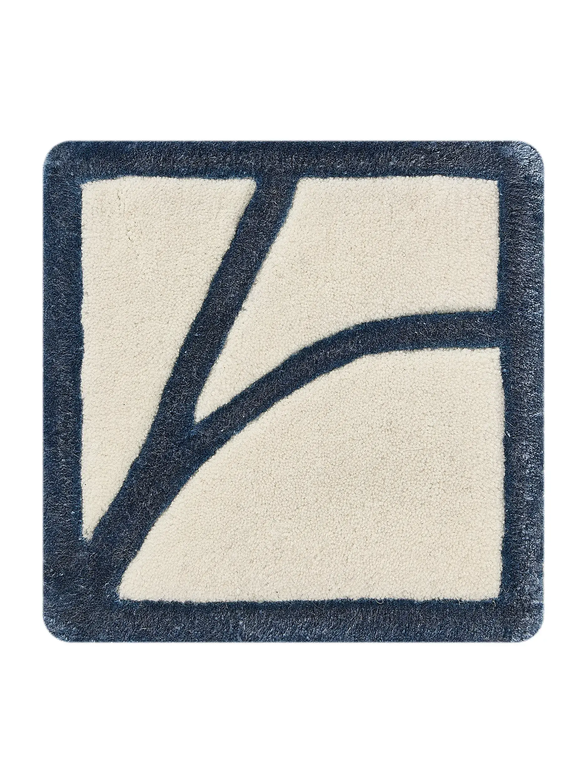 Rug Nami made of 85% Wool, 15% Lyocell (Tencel™) in Beige by benuta Finest