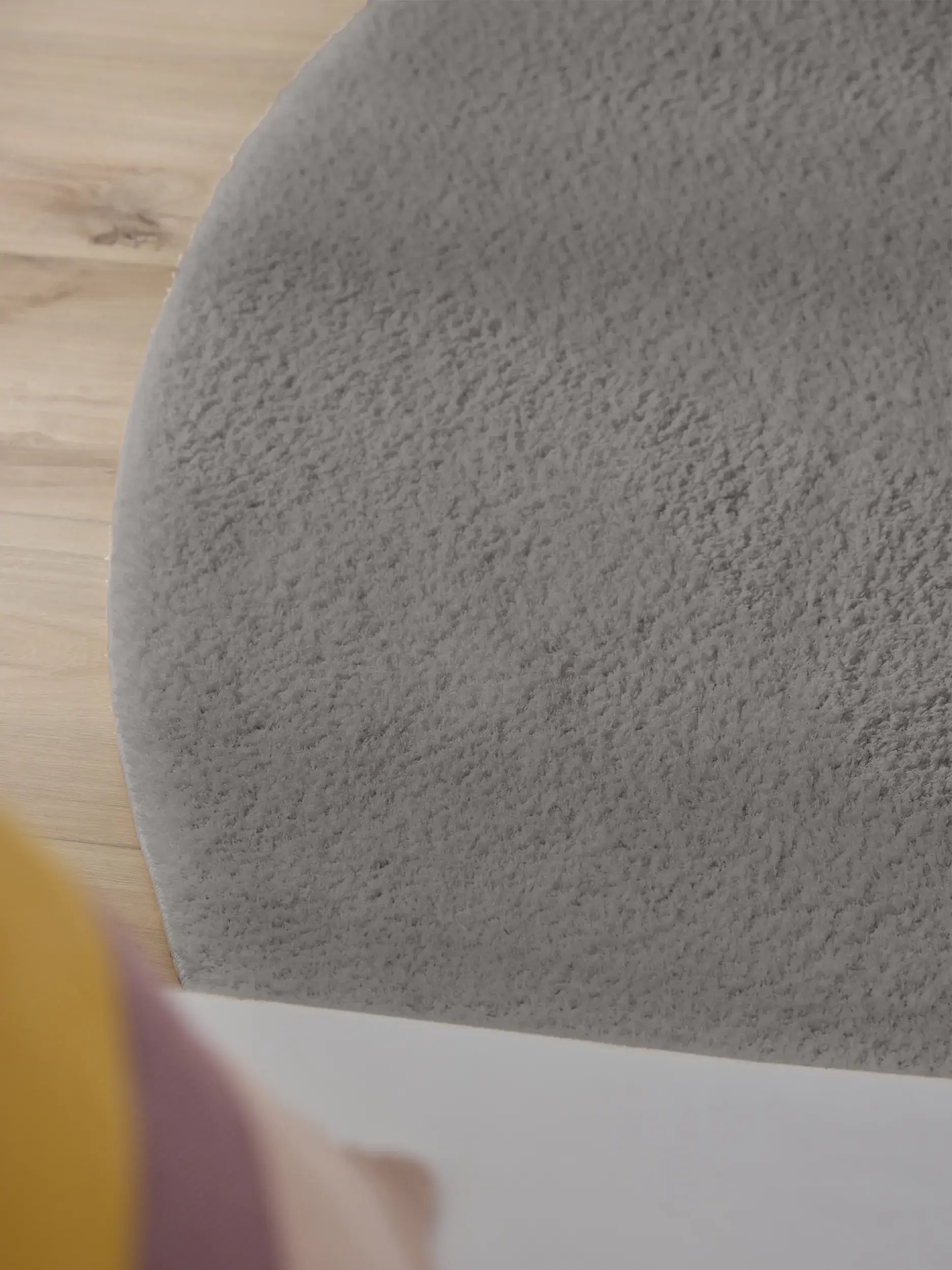 Rug Soda made of 100% Polyester (Microfiber) in Grey by benuta Nest
