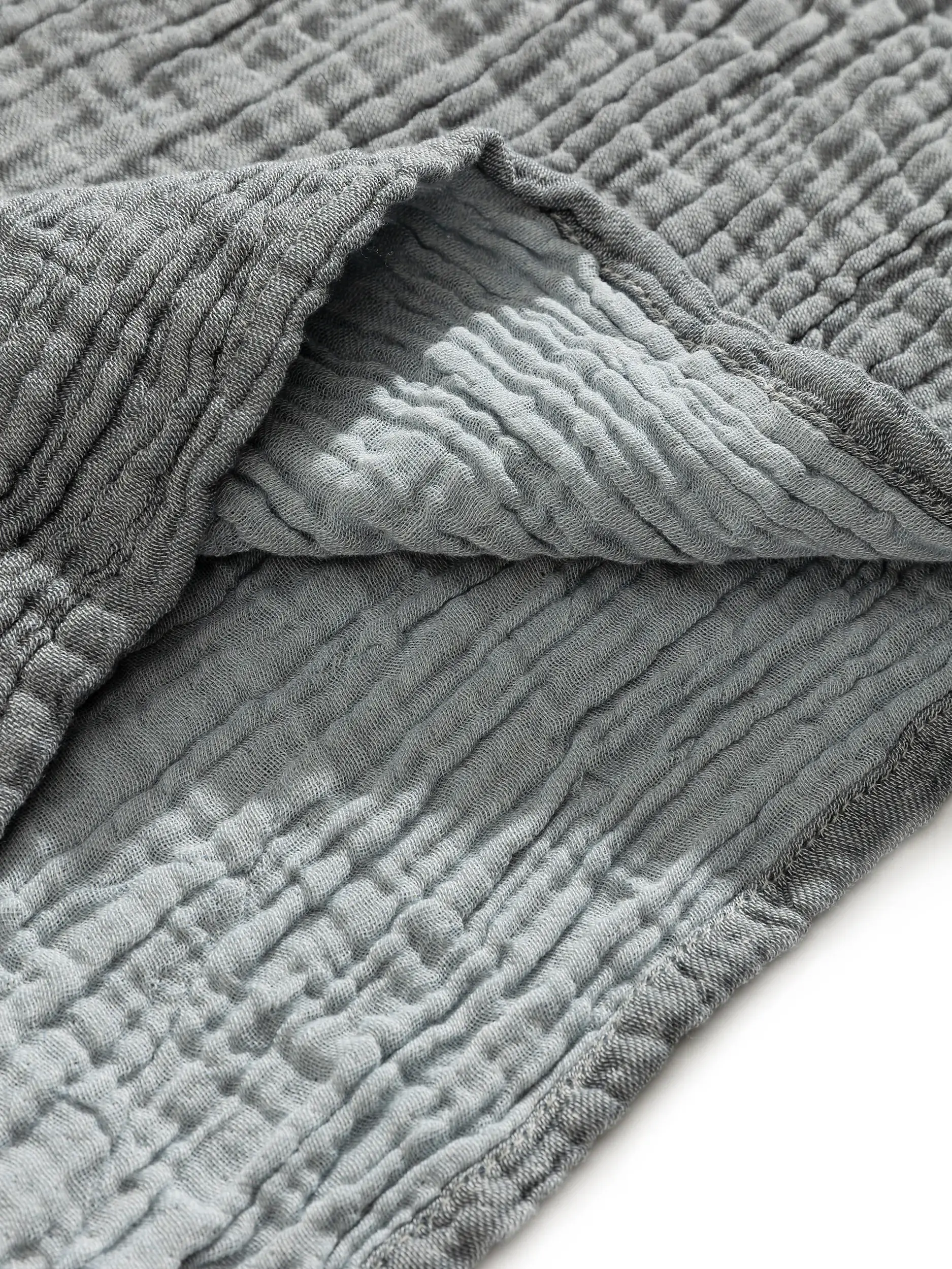 Baumwolldecke Lilo Blau im Design  aus  von Lytte