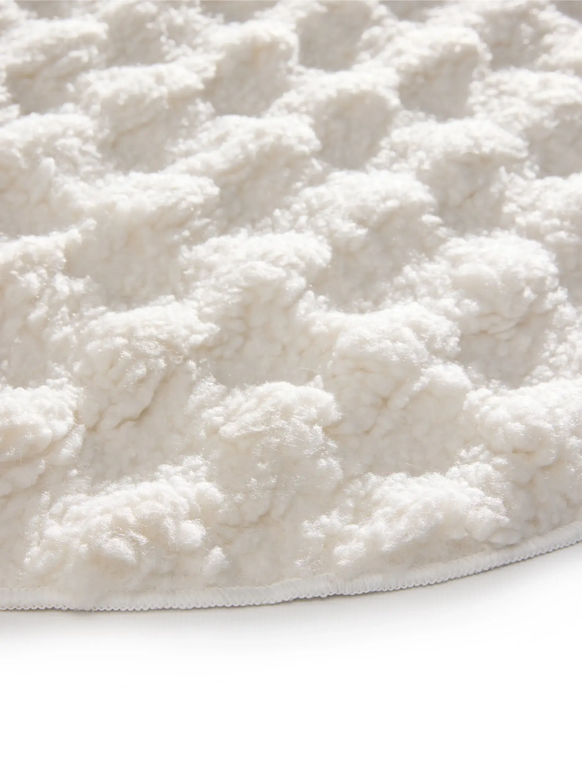 Tapis en 100% Polyester en Blanc avec une pile de 100% Polyester de hauteur de benuta POP