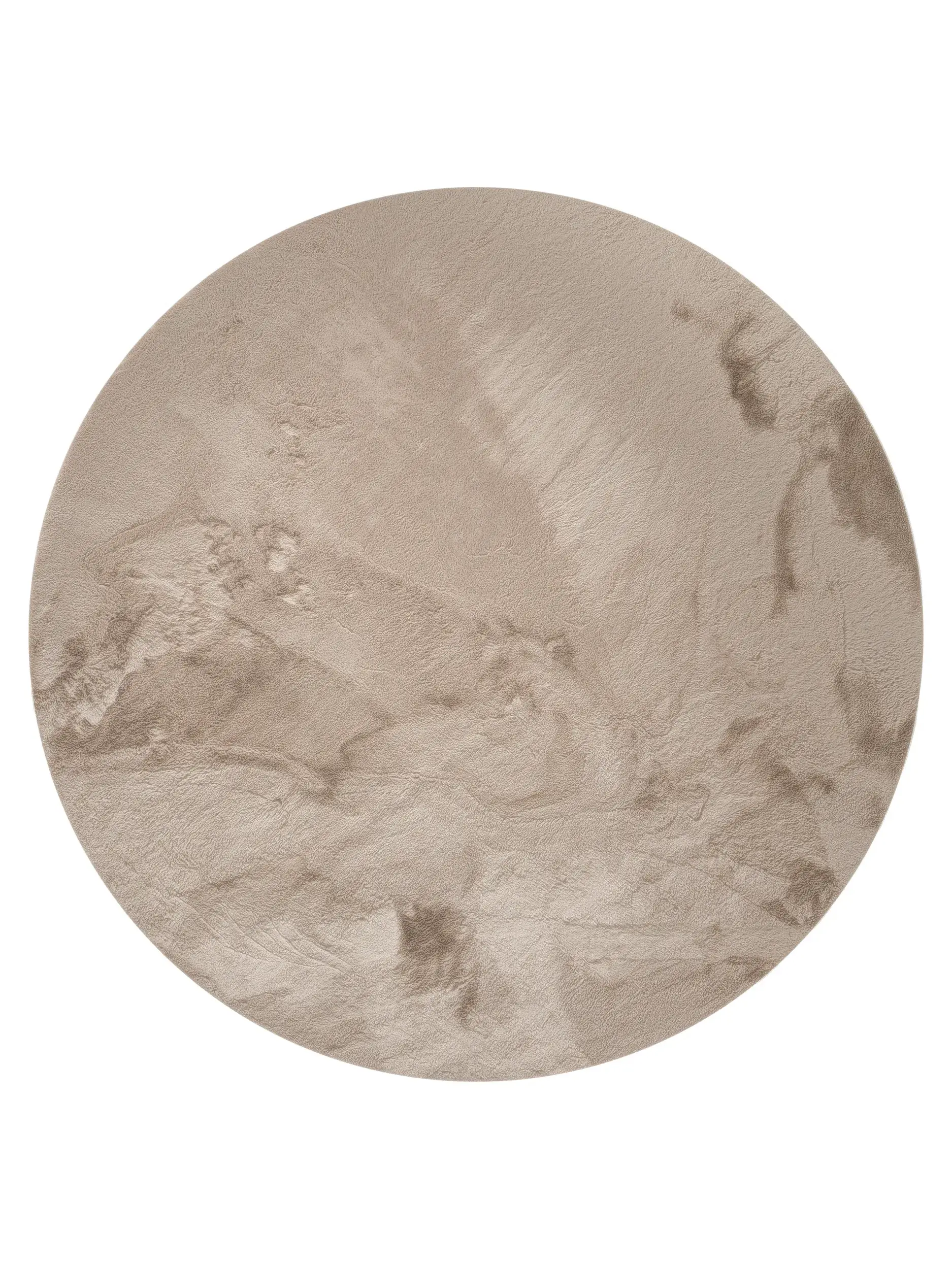 Teppich Dave aus 100% Polyester in Taupe von benuta Nest