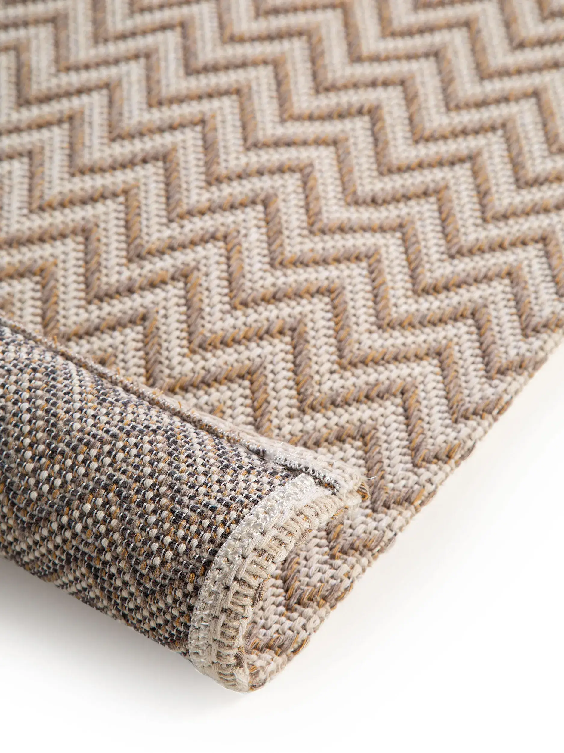 Teppich Cooper aus 100% Baumwolle in Taupe von benuta Nest