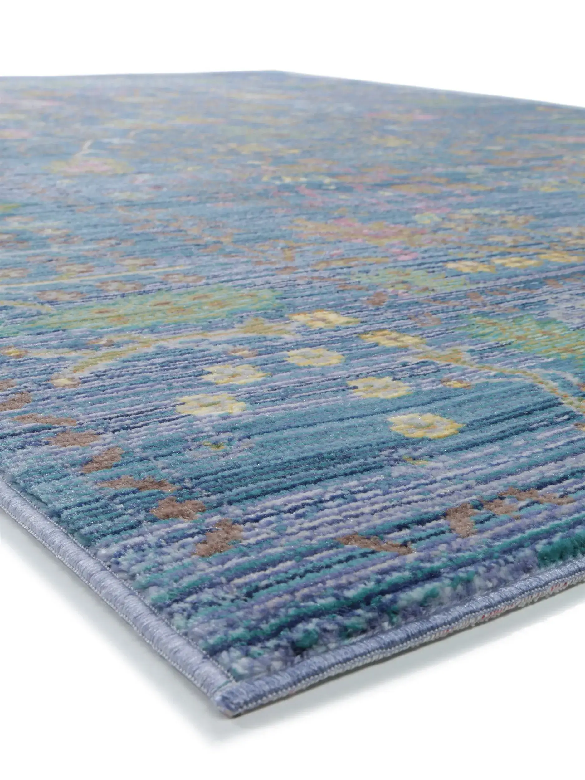 Teppich Visconti aus 100% Polyester in Blau von benuta